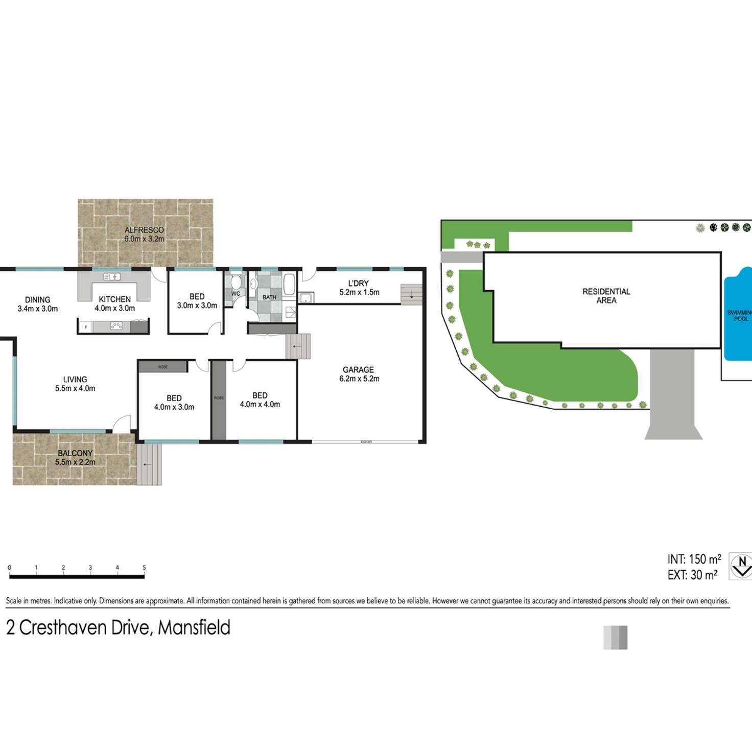 Floorplan of Homely house listing, 2 Cresthaven Drive, Mansfield QLD 4122