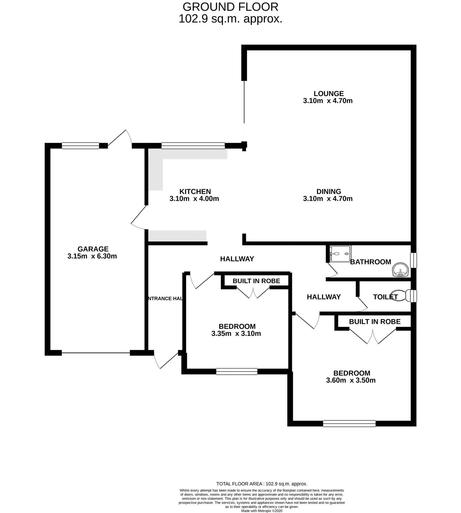 Floorplan of Homely unit listing, 4/35 Rawson Street, Aberdare NSW 2325