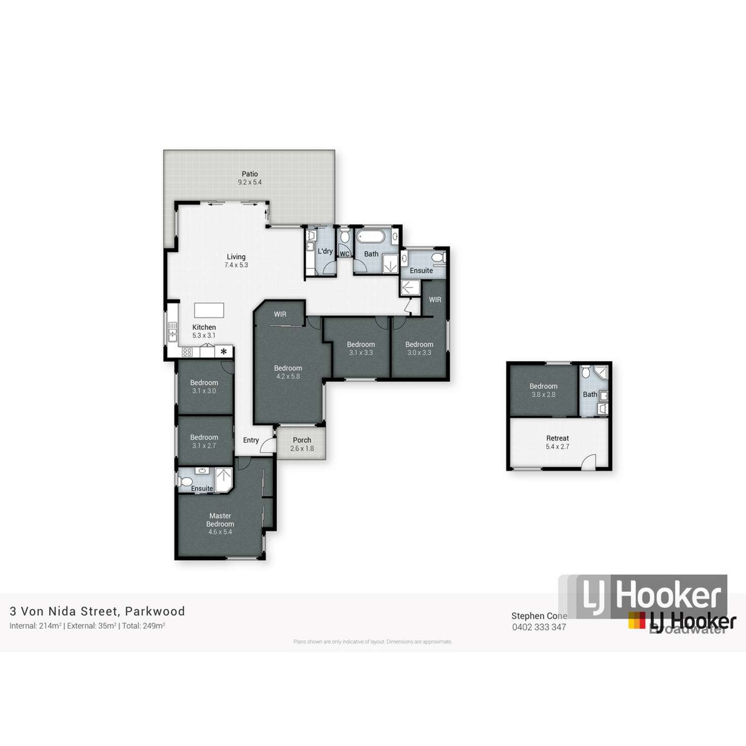 Floorplan of Homely house listing, 3 Von Nida Street, Parkwood QLD 4214