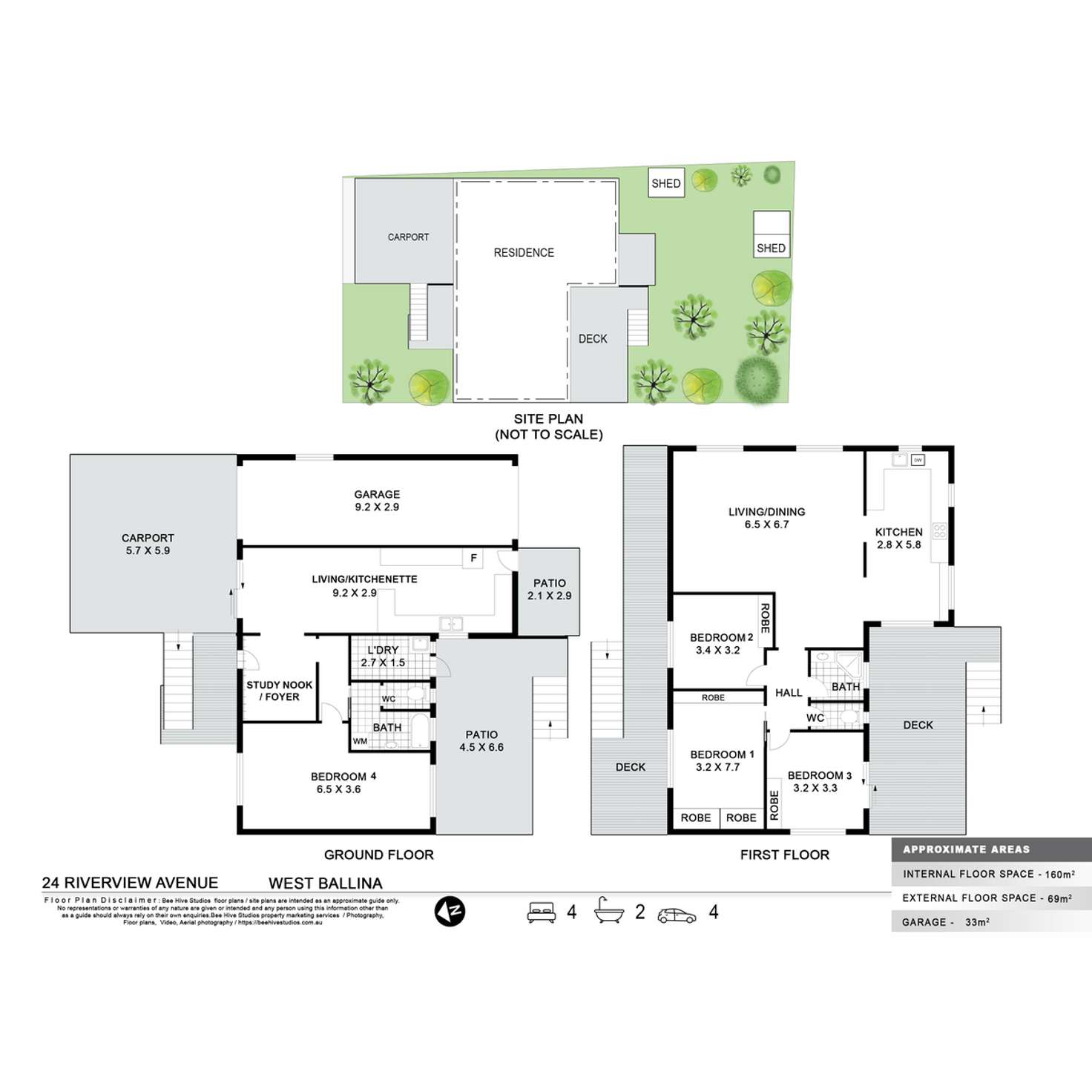 Floorplan of Homely house listing, 24 Riverview Avenue, West Ballina NSW 2478