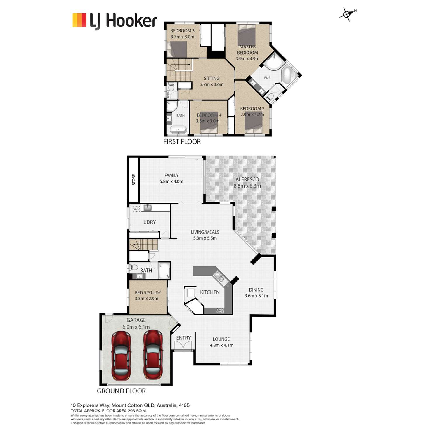 Floorplan of Homely house listing, 10 Explorers Way, Mount Cotton QLD 4165