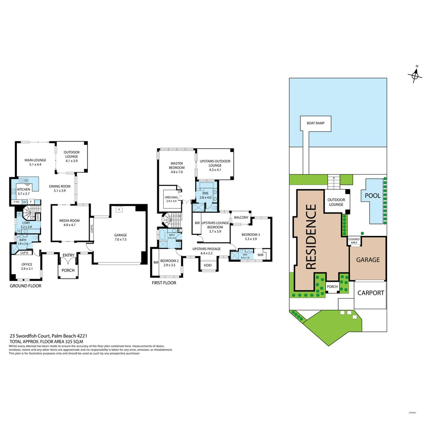 Floorplan of Homely house listing, 23 Swordfish Court, Palm Beach QLD 4221