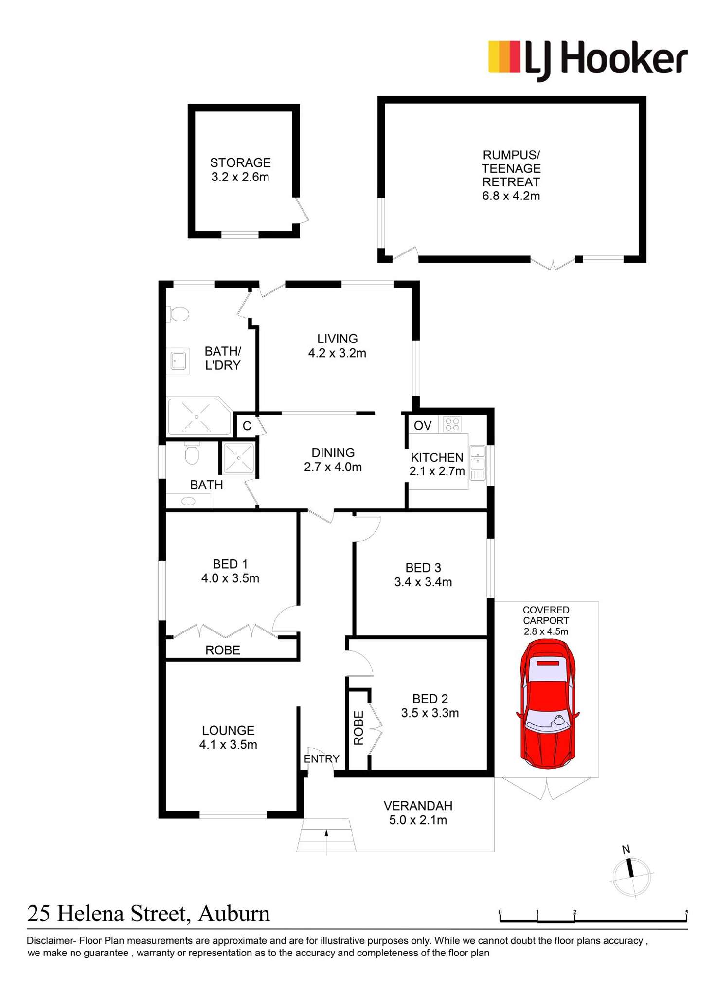 Floorplan of Homely house listing, 25 Helena St, Auburn NSW 2144