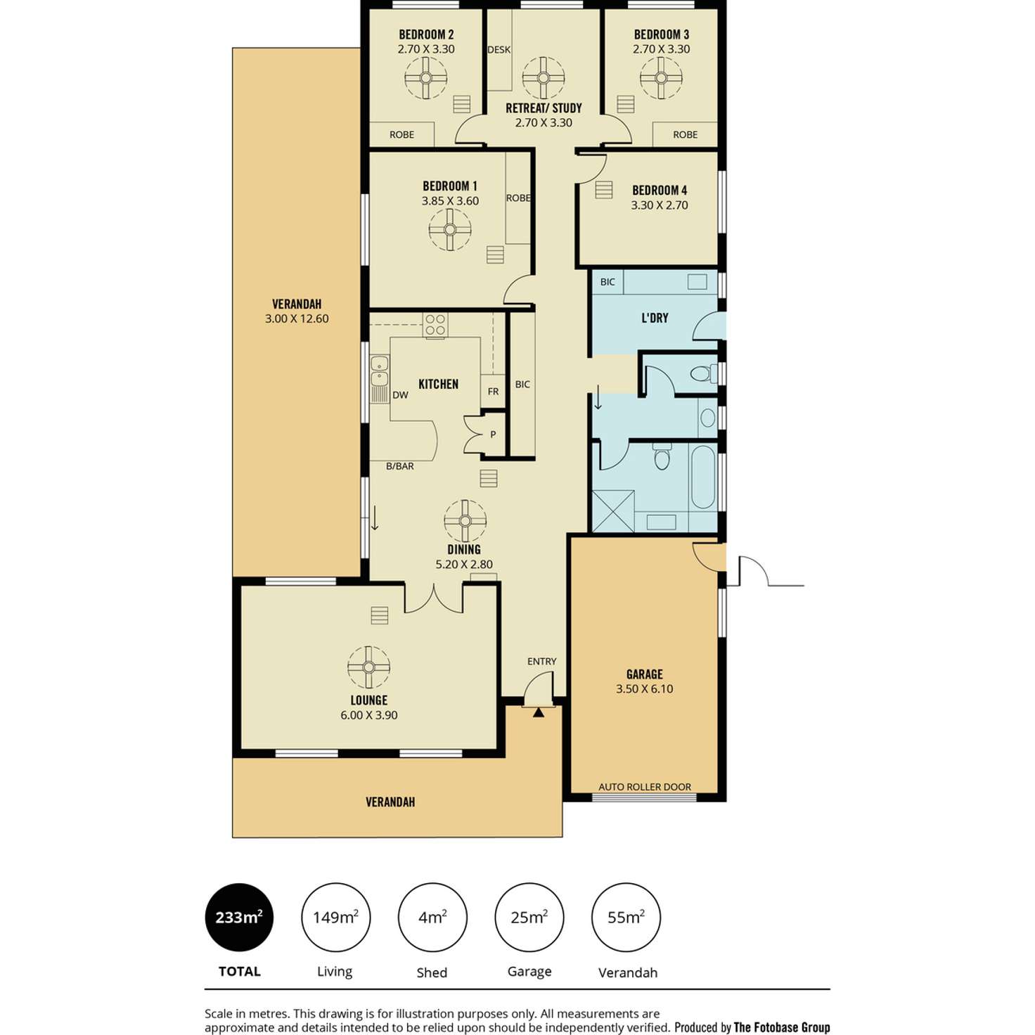 Floorplan of Homely house listing, 4 Cardhu Place, Greenwith SA 5125