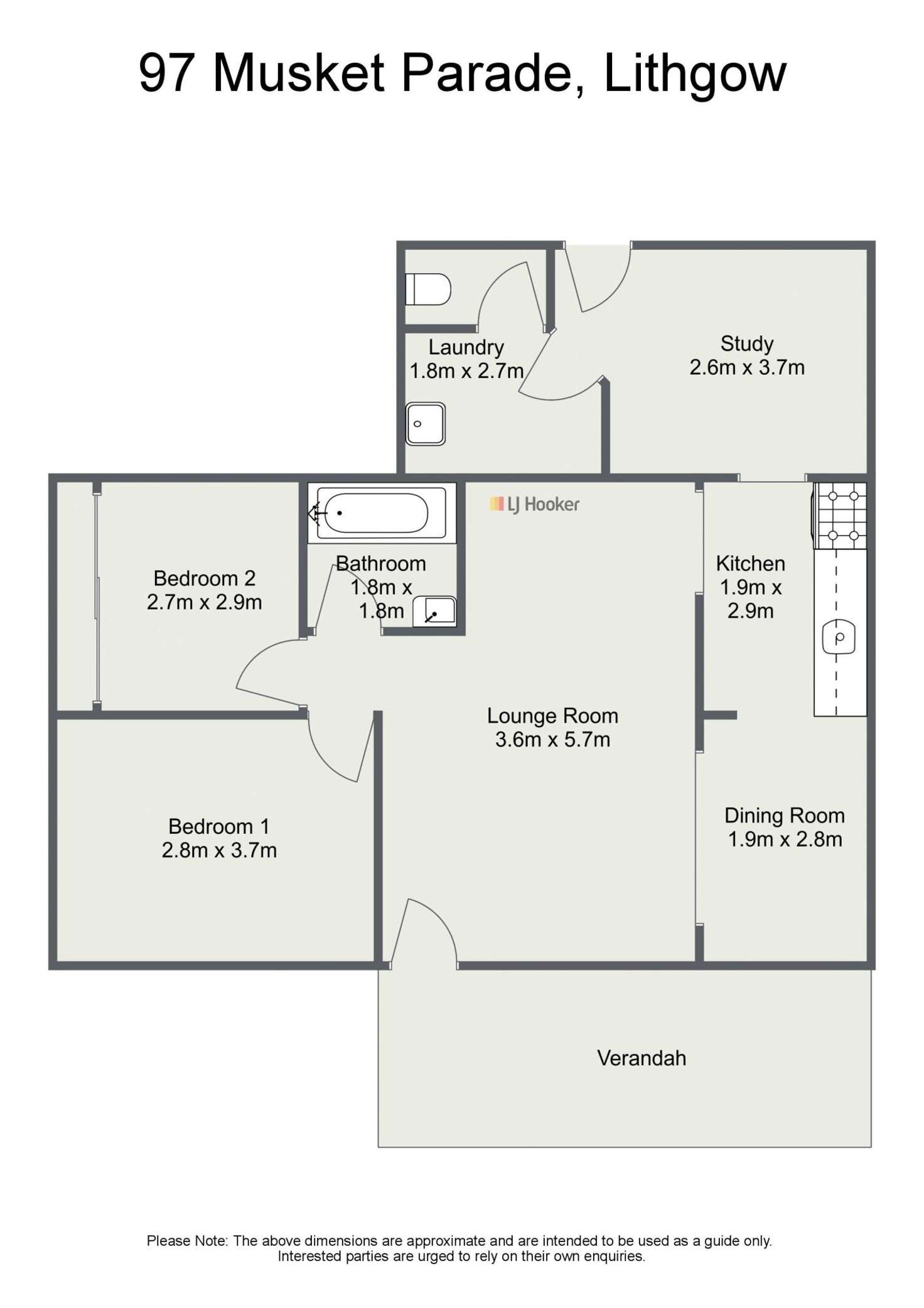 Floorplan of Homely house listing, 97 Musket Parade, Lithgow NSW 2790