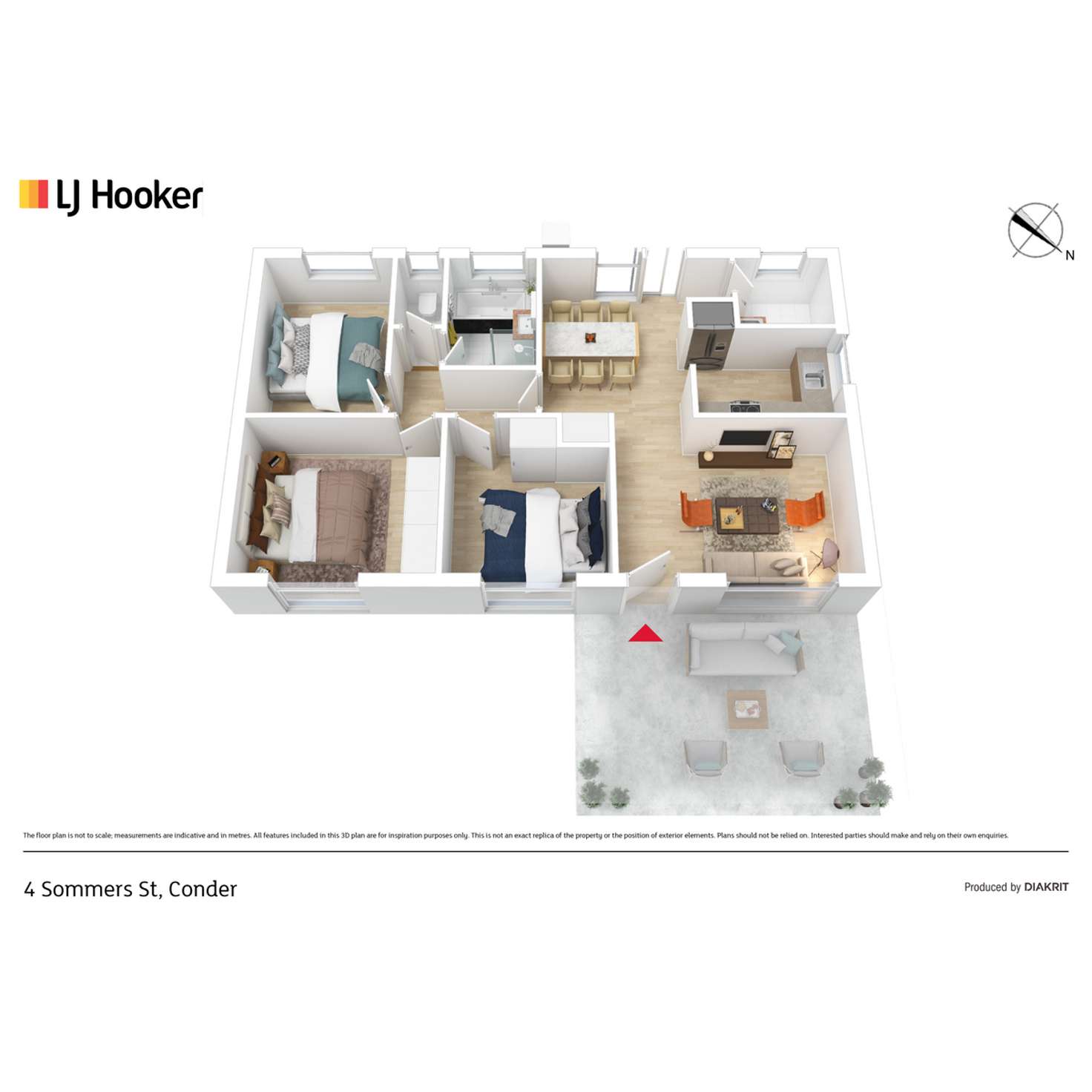 Floorplan of Homely house listing, 4 Sommers Street, Conder ACT 2906