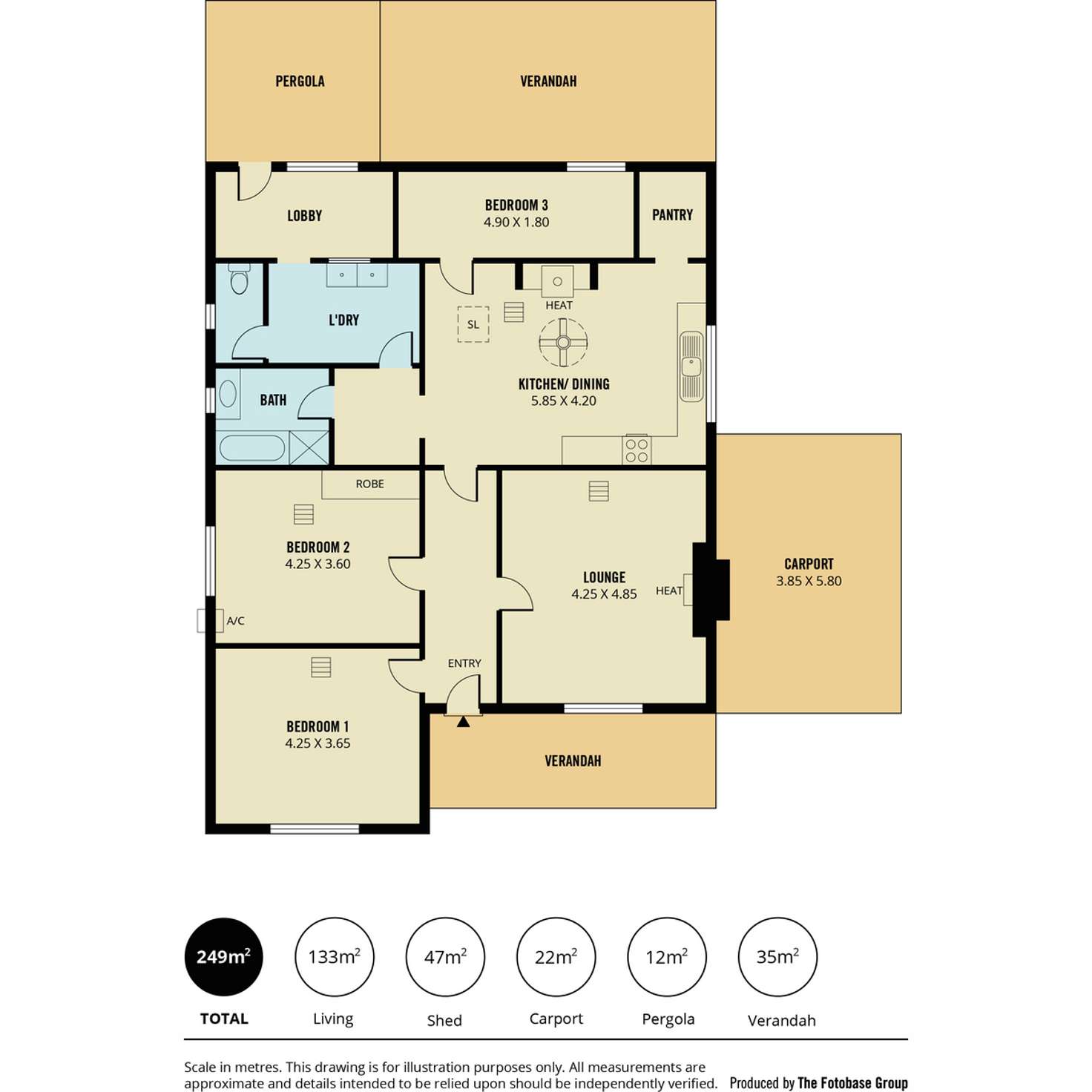 Floorplan of Homely house listing, 65 Elizabeth Street, Banksia Park SA 5091