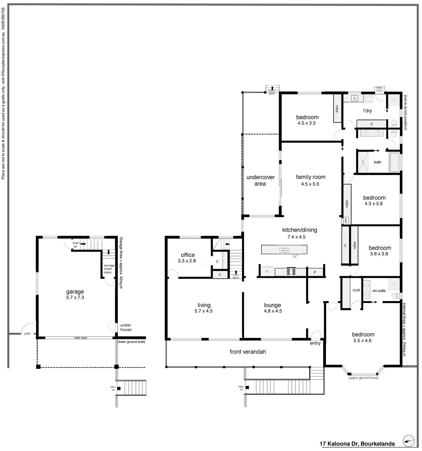 Floorplan of Homely house listing, 17 Kaloona Drive, Bourkelands NSW 2650