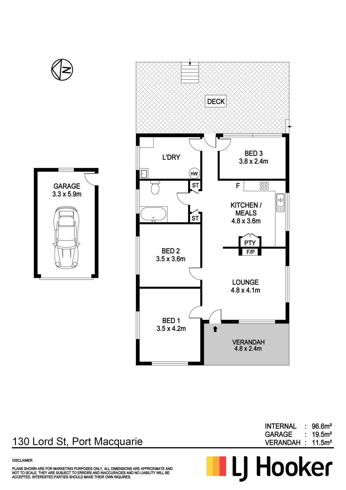 Floorplan of Homely house listing, 130 Lord Street, Port Macquarie NSW 2444