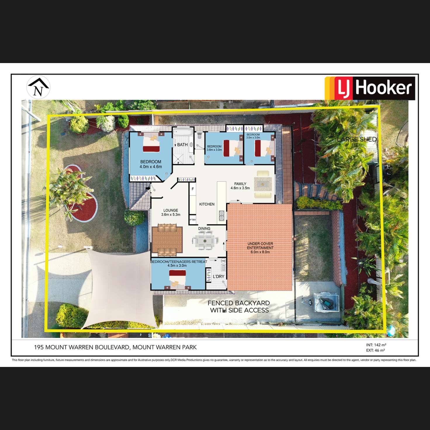 Floorplan of Homely house listing, 195 Mount Warren Boulevard, Mount Warren Park QLD 4207