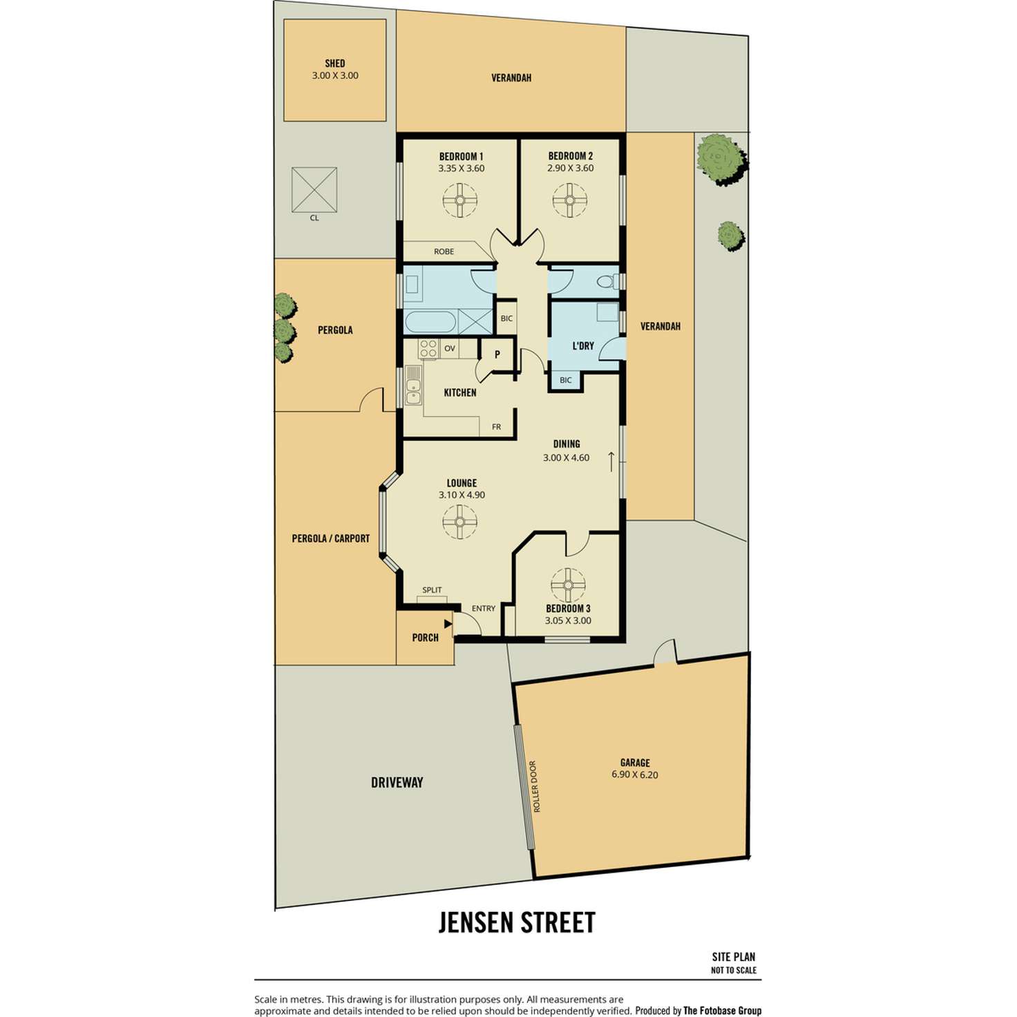 Floorplan of Homely house listing, 2 Jensen Street, Elizabeth East SA 5112