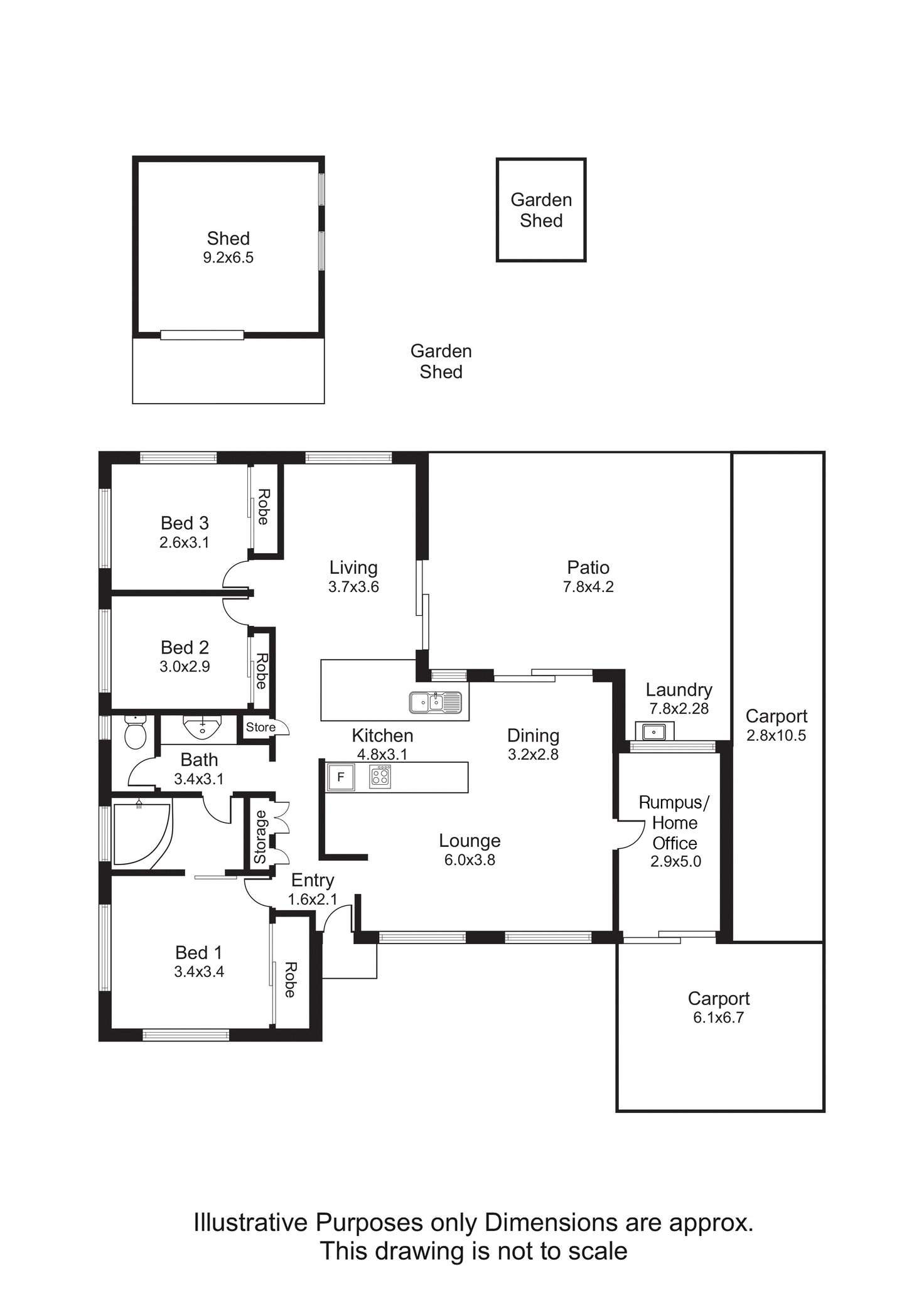 Floorplan of Homely house listing, 5 Ryan Close, Brinsmead QLD 4870