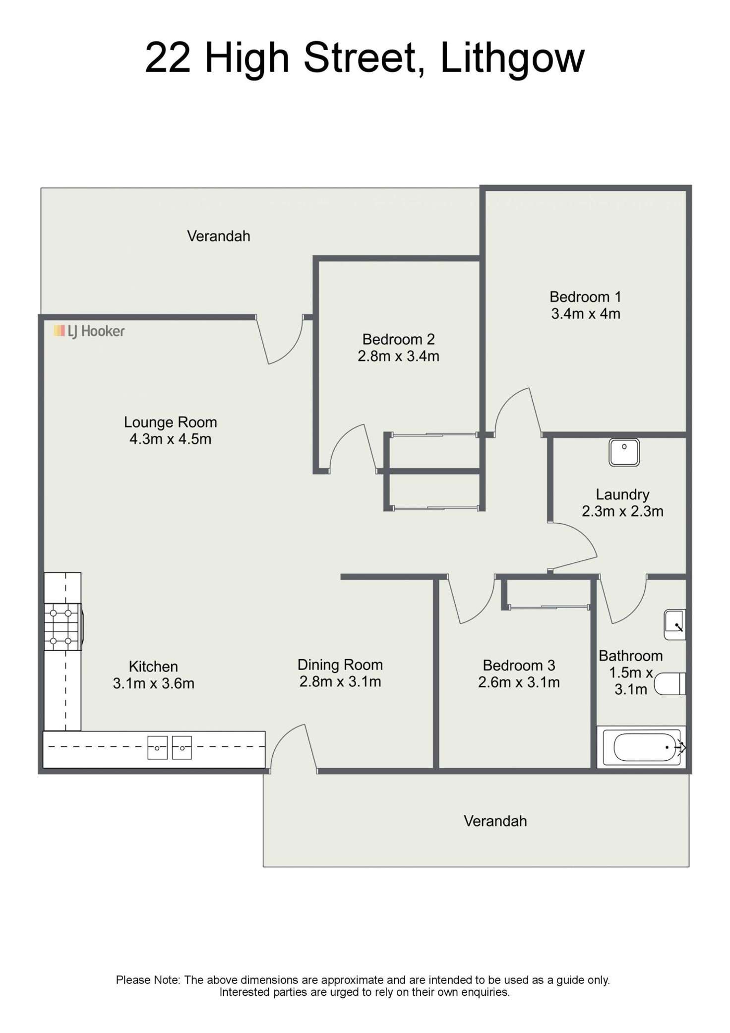 Floorplan of Homely house listing, 22 High Street, Lithgow NSW 2790