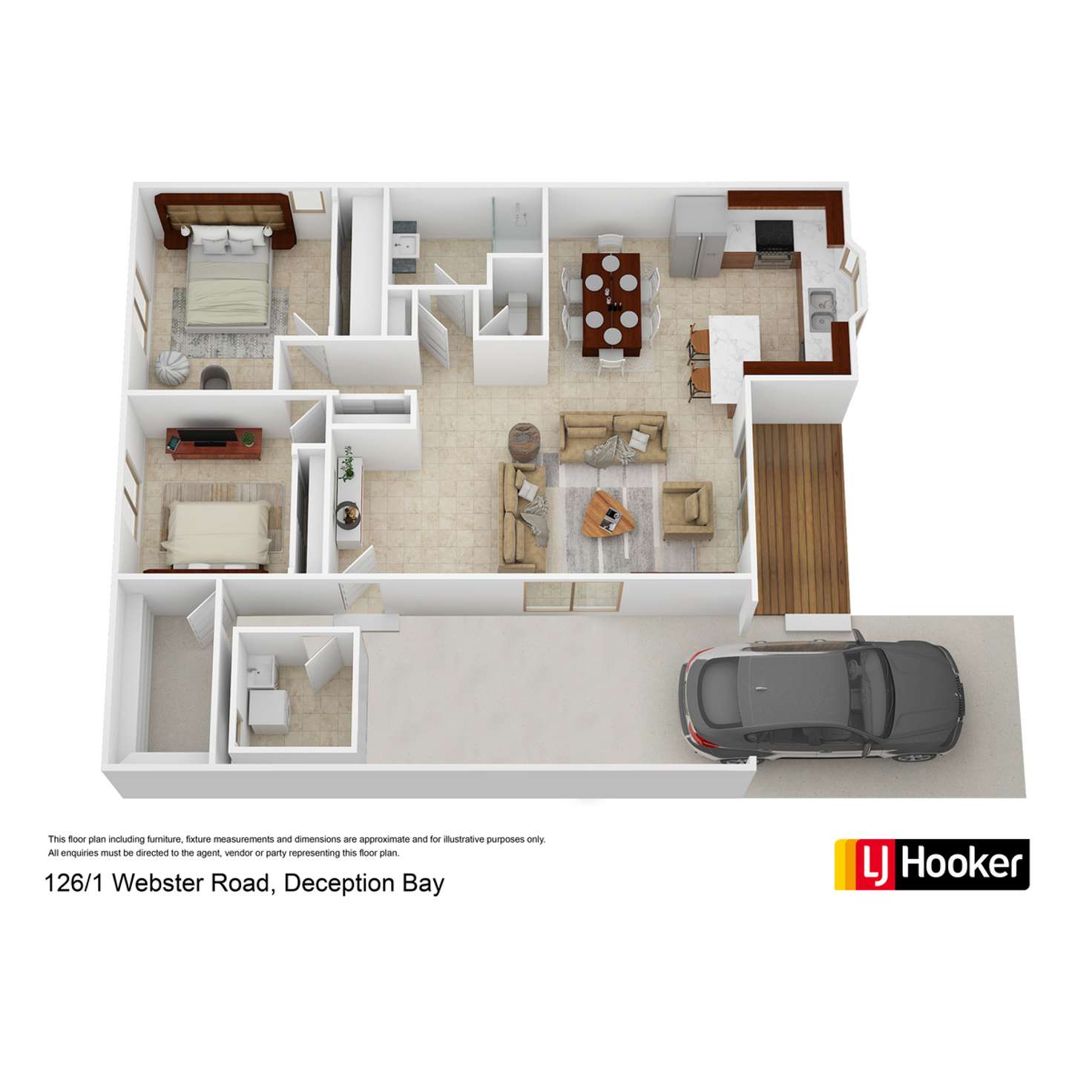 Floorplan of Homely retirement listing, 126/1 Webster Road, Deception Bay QLD 4508