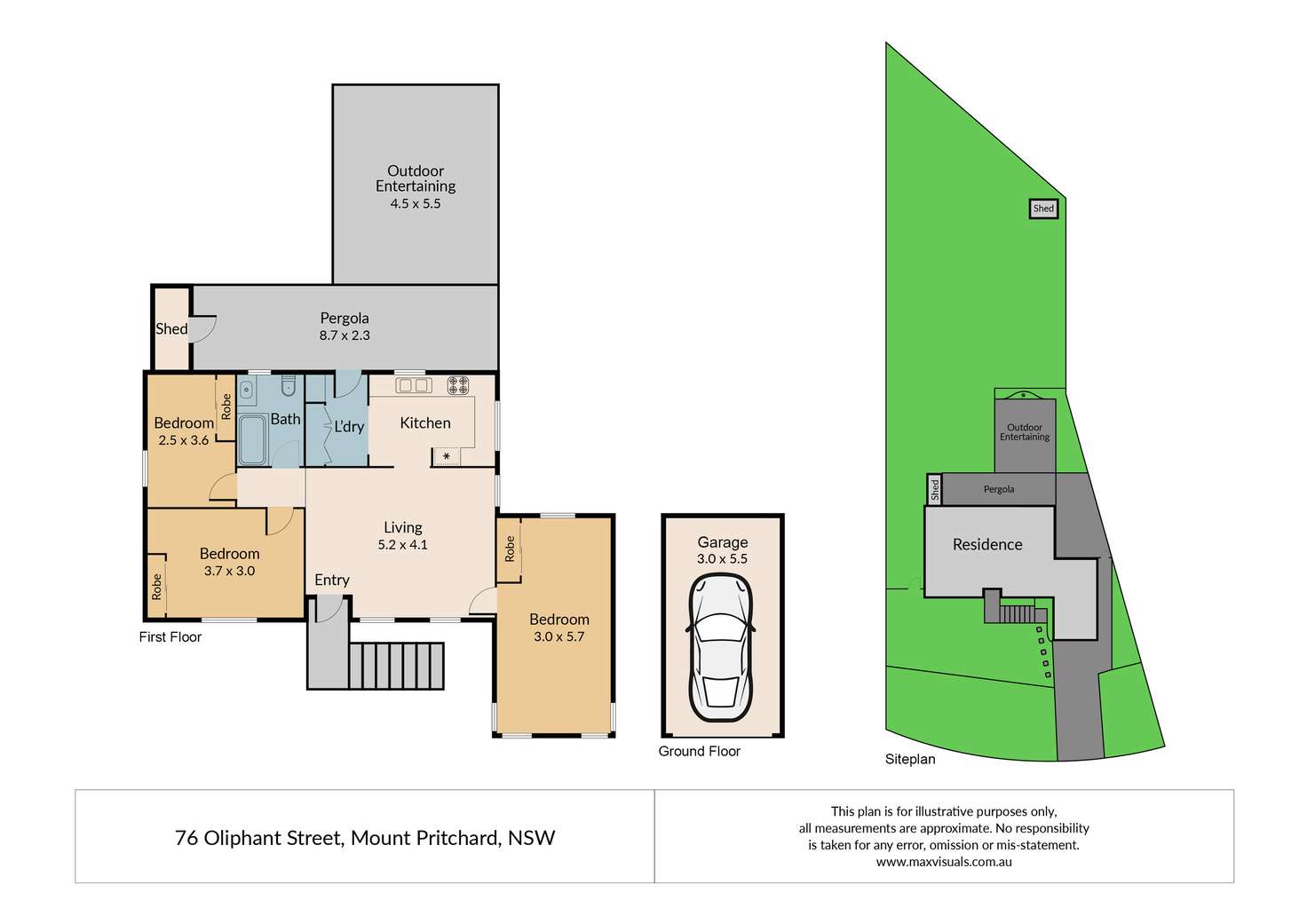 Floorplan of Homely house listing, 76 Oliphant Street, Mount Pritchard NSW 2170