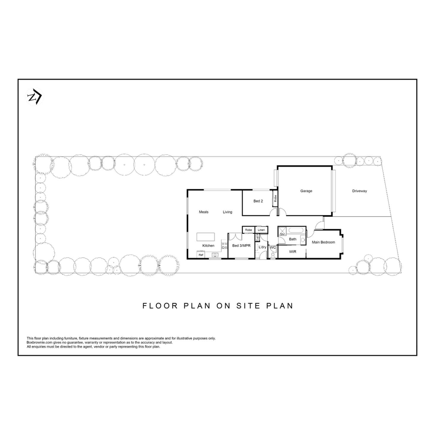 Floorplan of Homely house listing, 63 Rowland Drive, Point Cook VIC 3030