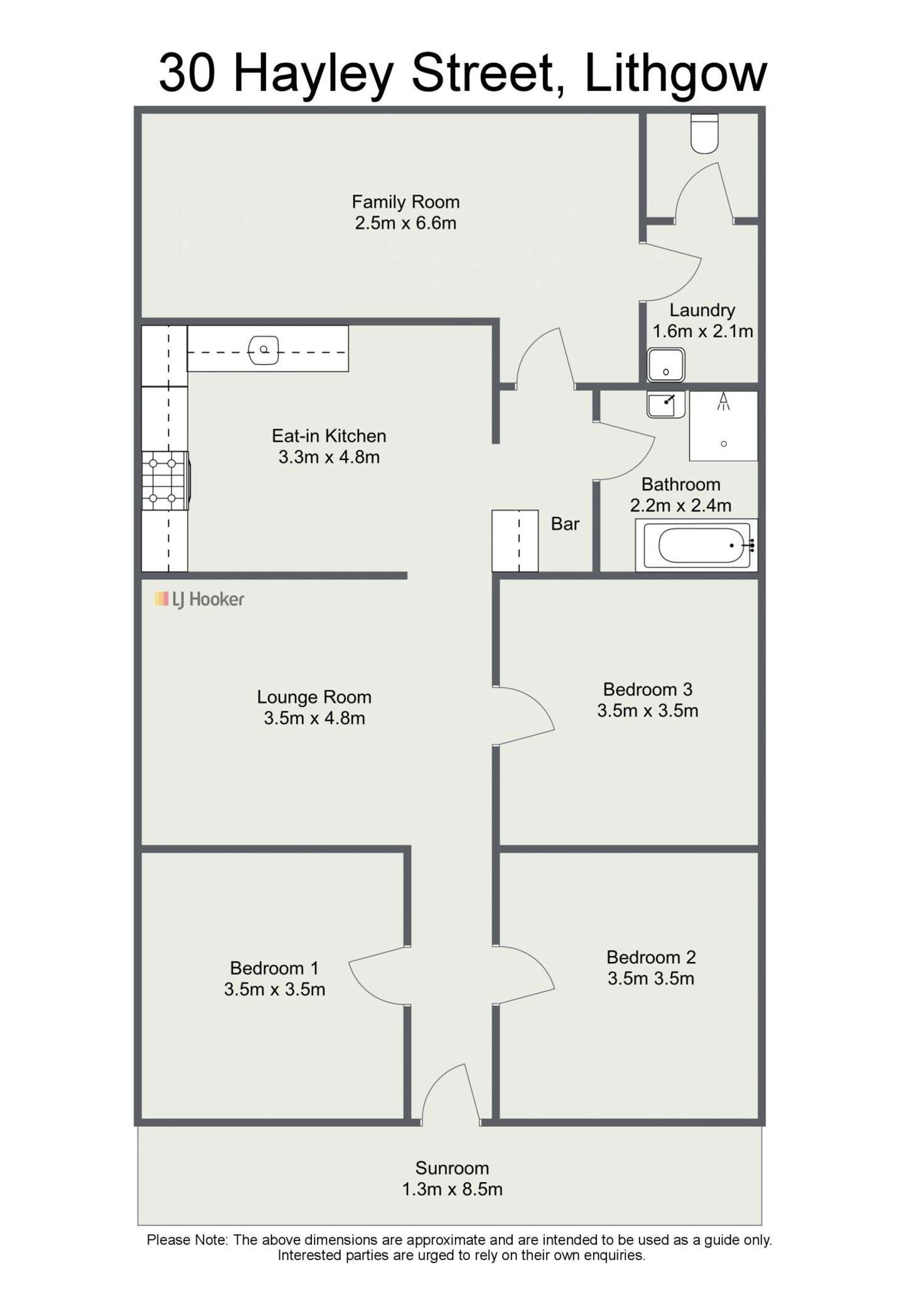 Floorplan of Homely house listing, 30 Hayley Street, Lithgow NSW 2790