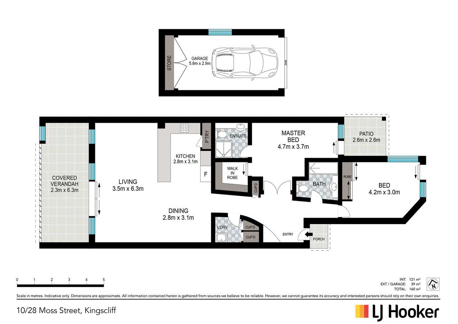 Floorplan of Homely unit listing, 10/28 Moss Street, Kingscliff NSW 2487