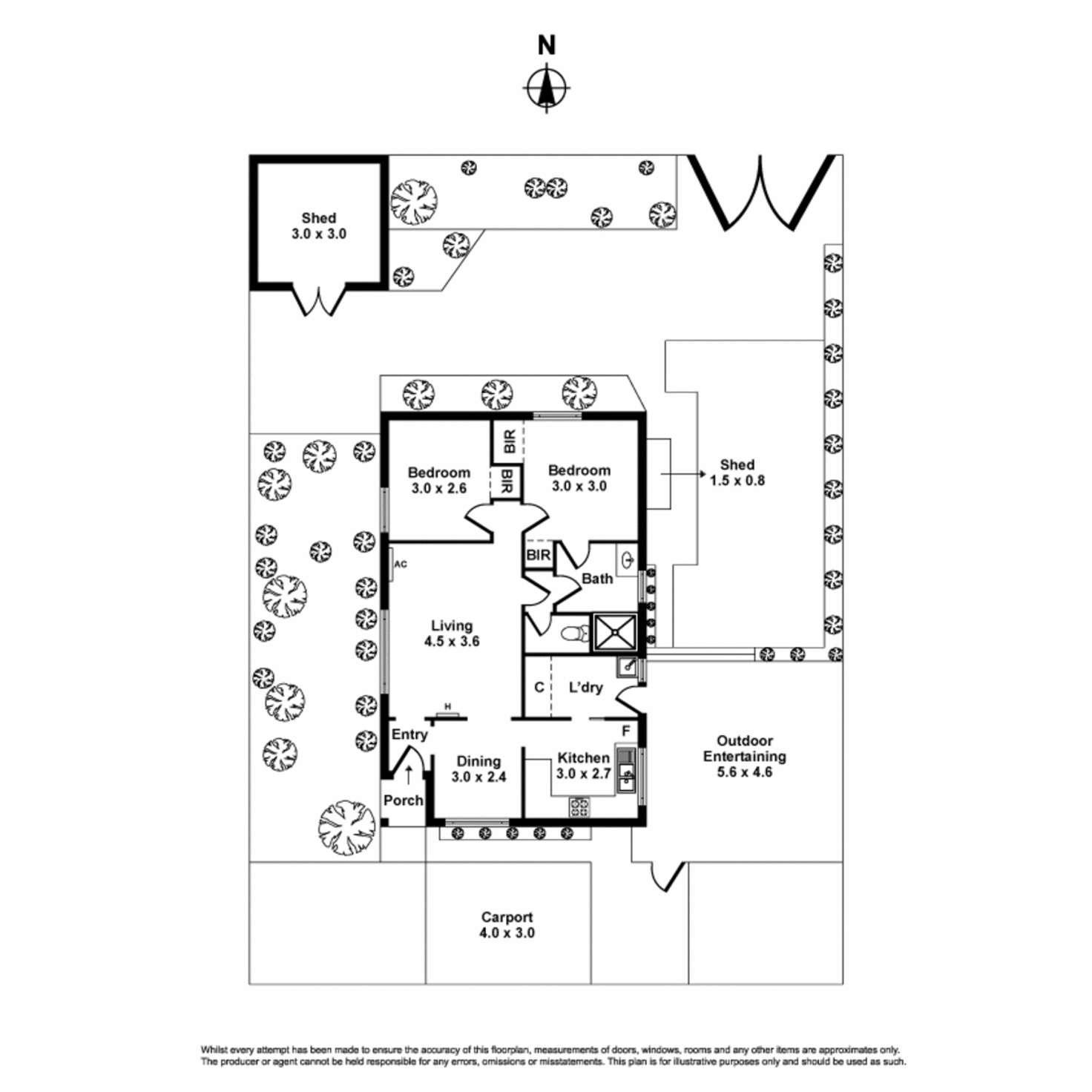 Floorplan of Homely unit listing, 1/47 Fitzroy Street South, Altona Meadows VIC 3028