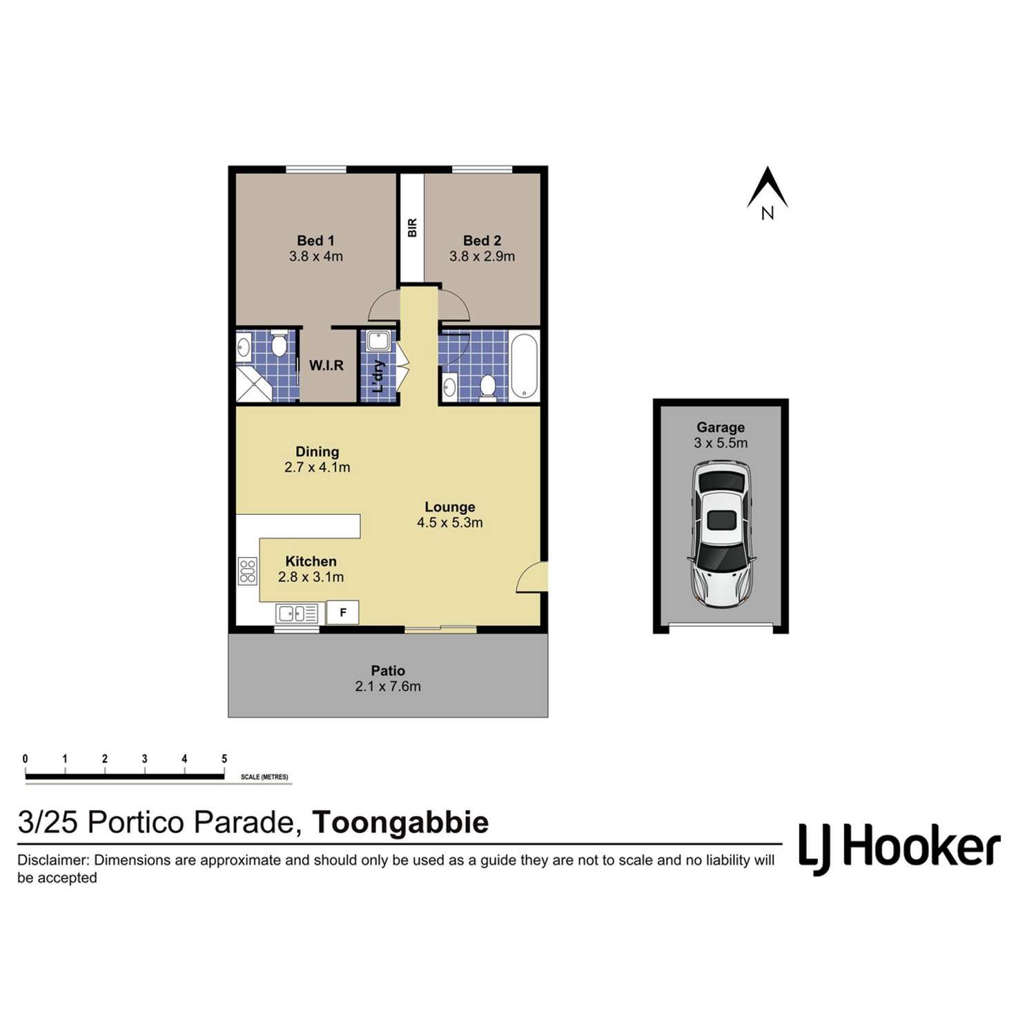 Floorplan of Homely apartment listing, 3/25 Portico Parade, Toongabbie NSW 2146