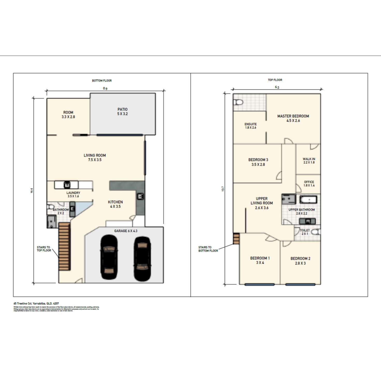 Floorplan of Homely house listing, 65 Treeline Circuit, Yarrabilba QLD 4207
