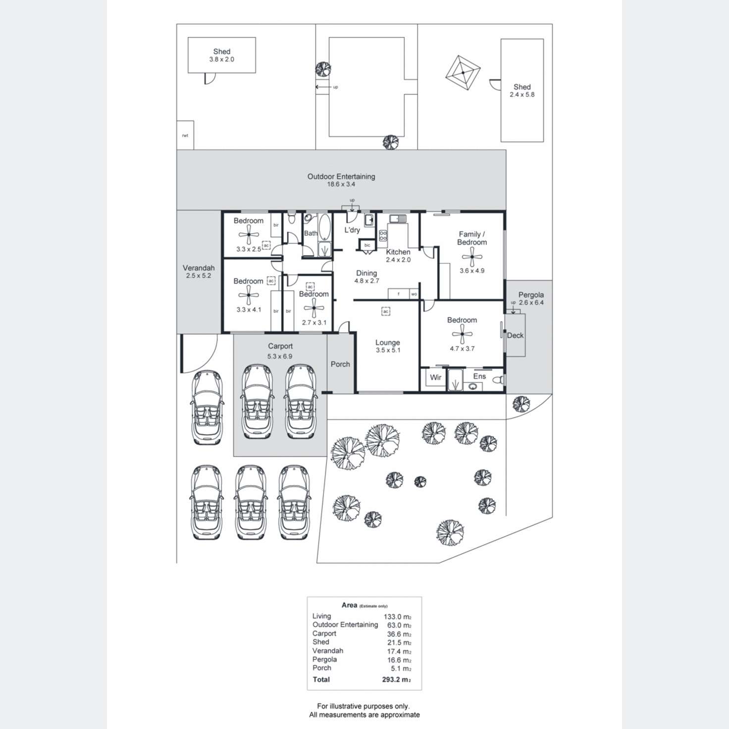 Floorplan of Homely house listing, 10 Wolgarra Street, Salisbury North SA 5108