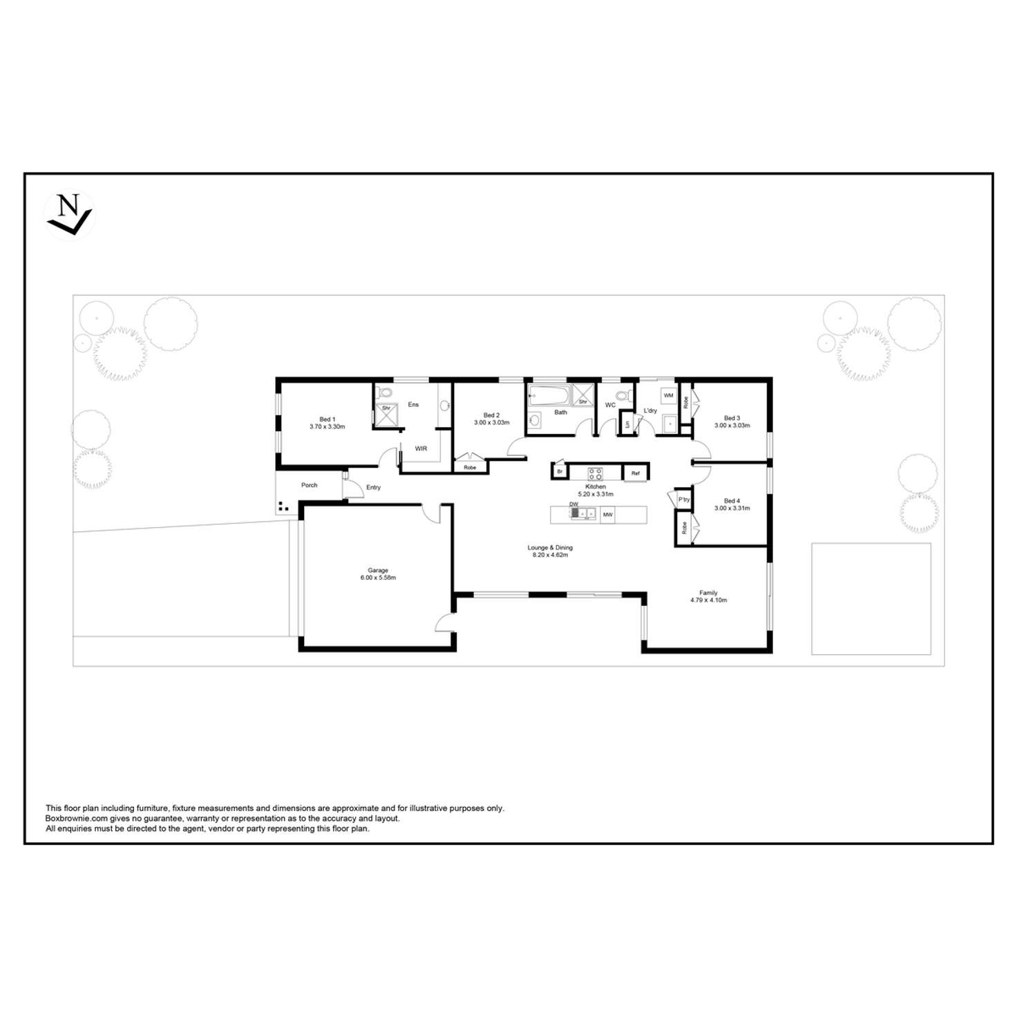 Floorplan of Homely house listing, 4 Rona Road, Point Cook VIC 3030
