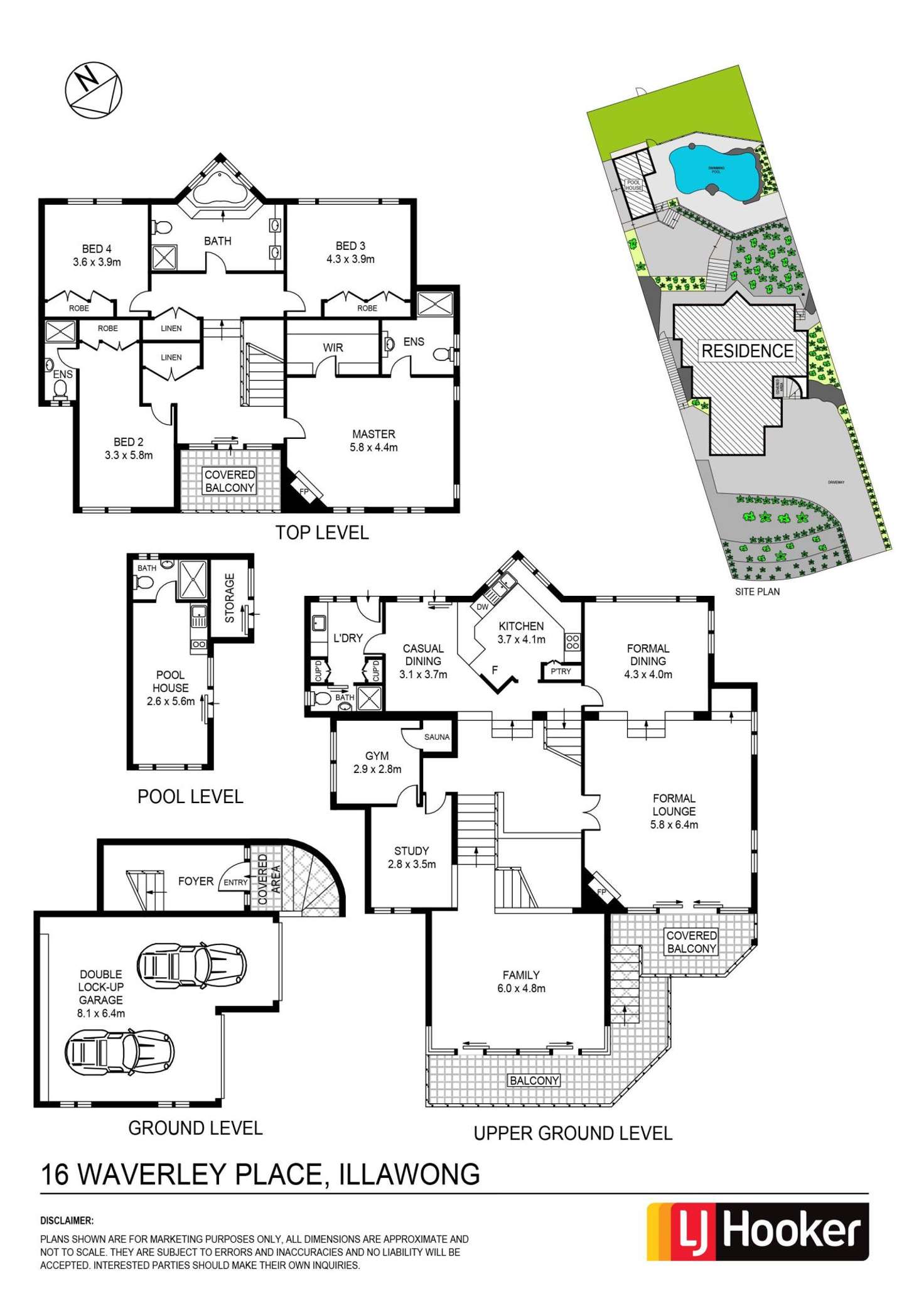 Floorplan of Homely house listing, 16 Waverly Place, Illawong NSW 2234