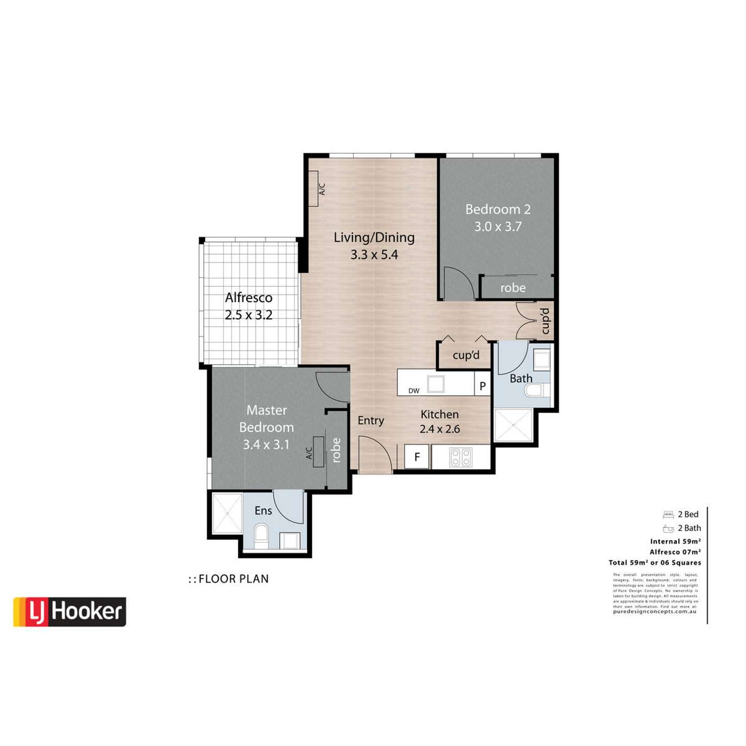 Floorplan of Homely apartment listing, 406D/191 Constance Street, Bowen Hills QLD 4006