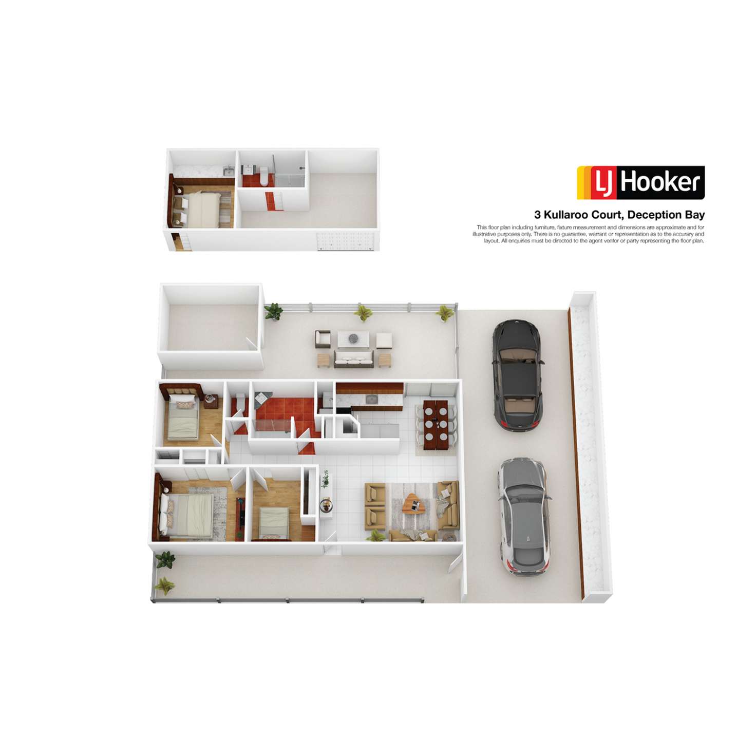 Floorplan of Homely house listing, 3 Kullaroo Court, Deception Bay QLD 4508