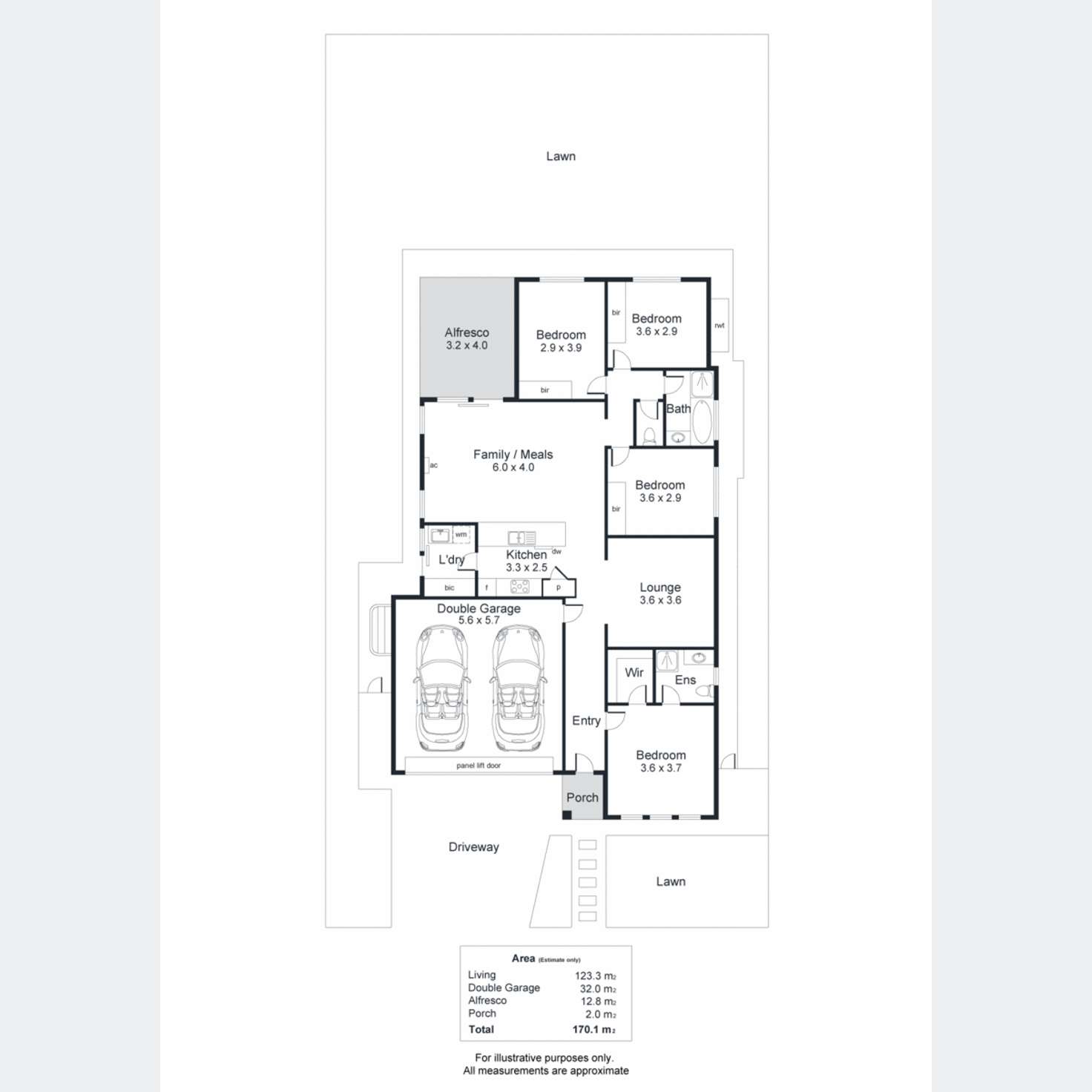 Floorplan of Homely house listing, 24 Central Boulevard, Munno Para West SA 5115