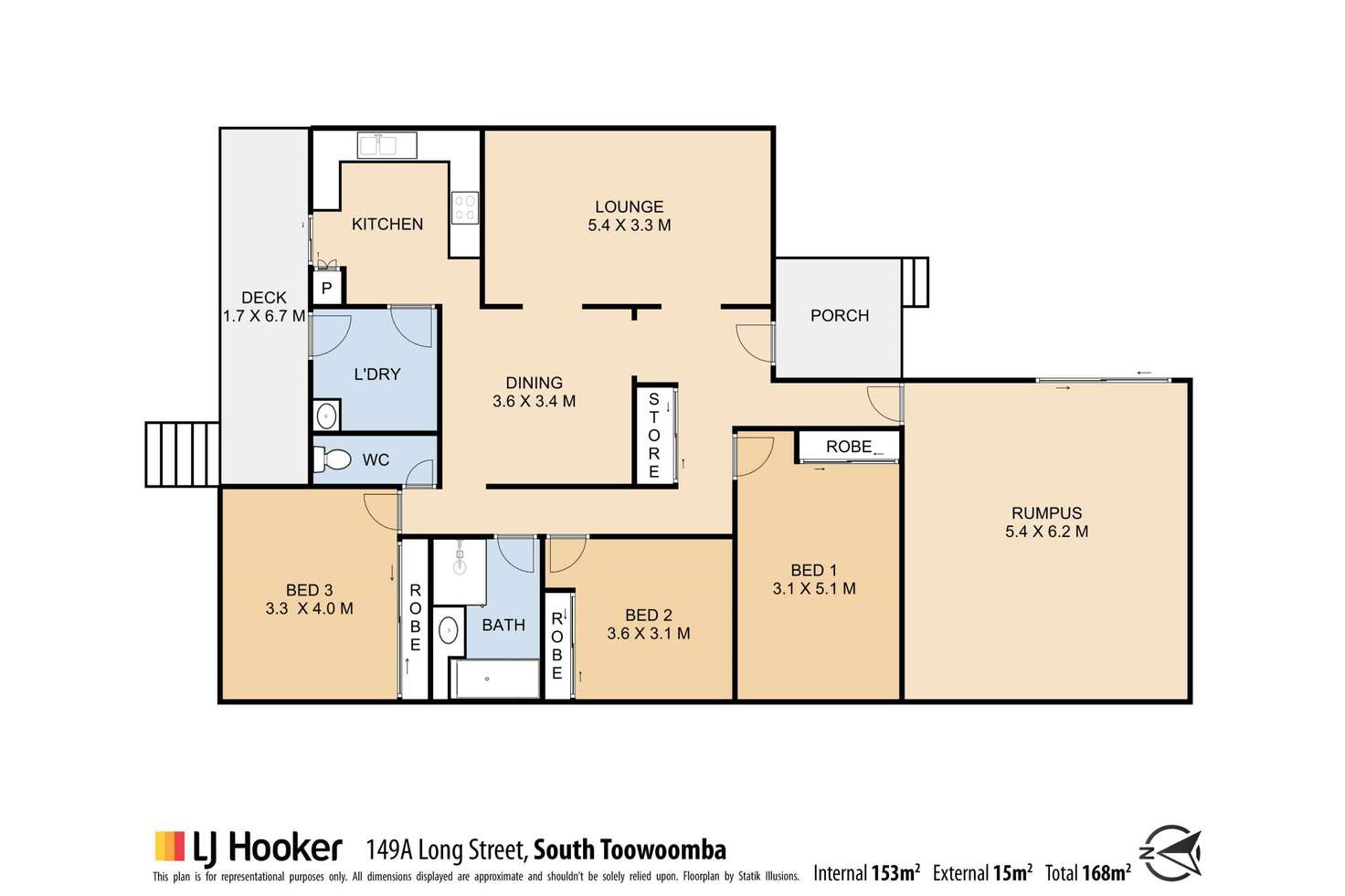 Floorplan of Homely house listing, 149A Long Street, South Toowoomba QLD 4350
