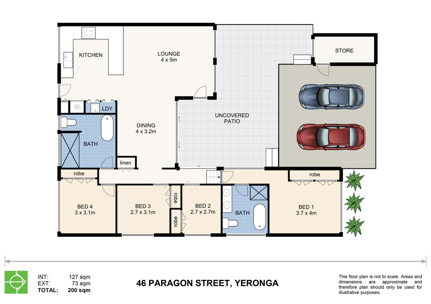 Floorplan of Homely house listing, 46 Paragon Street, Yeronga QLD 4104