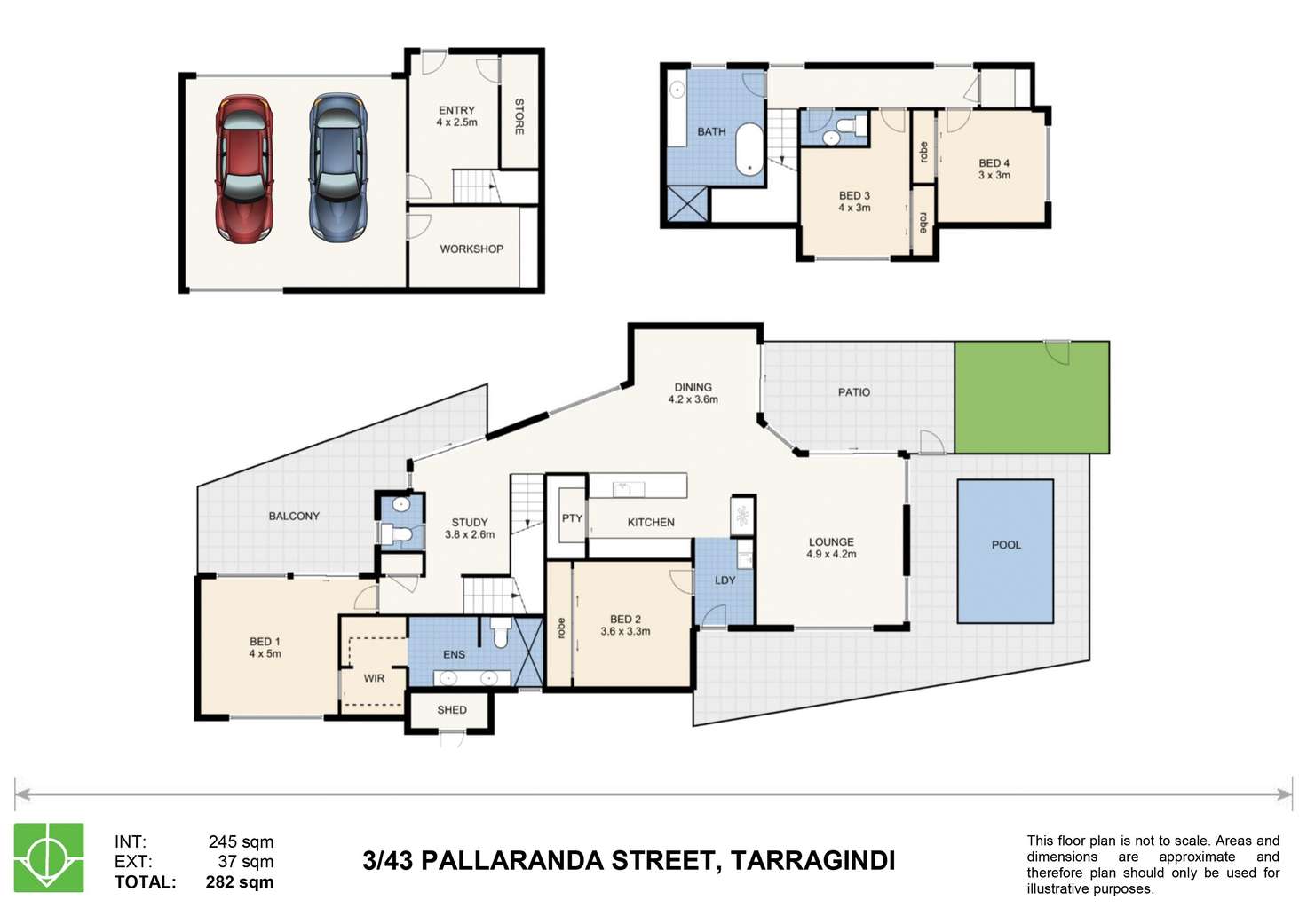 Floorplan of Homely house listing, 3/43 Pallaranda Street, Tarragindi QLD 4121