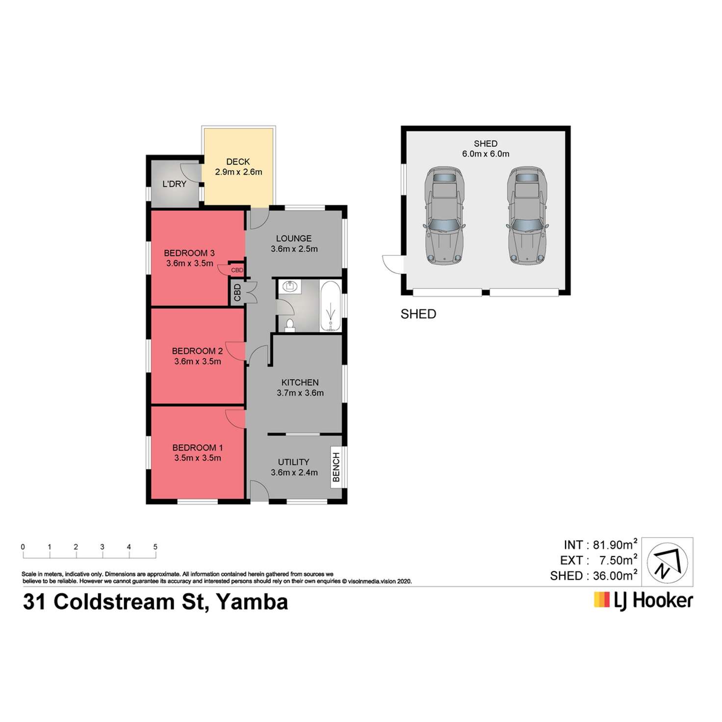 Floorplan of Homely house listing, 31 Coldstream Street, Yamba NSW 2464