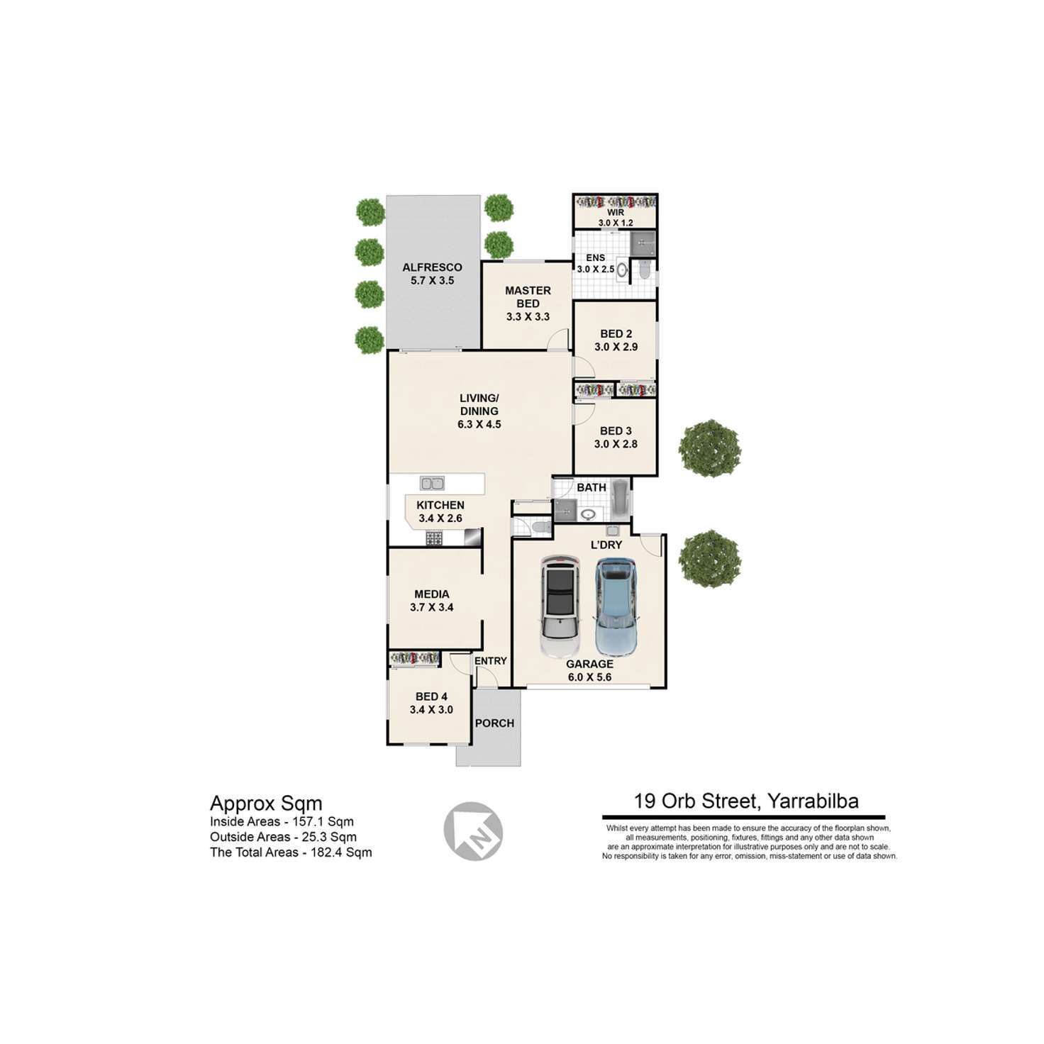 Floorplan of Homely house listing, 19 Orb Street, Yarrabilba QLD 4207