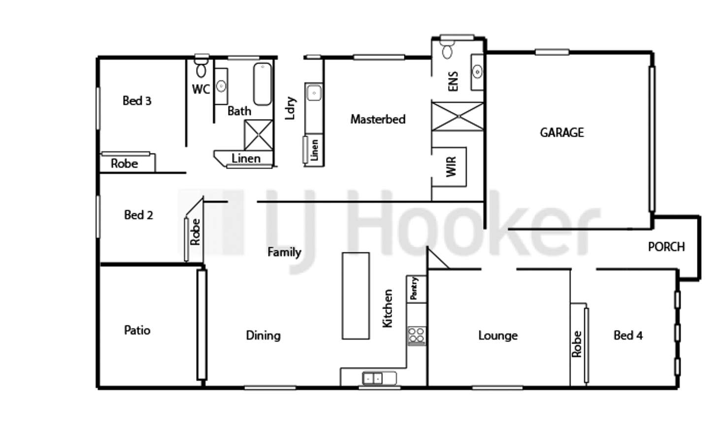 Floorplan of Homely house listing, 54 Boambee Street, Harrington NSW 2427