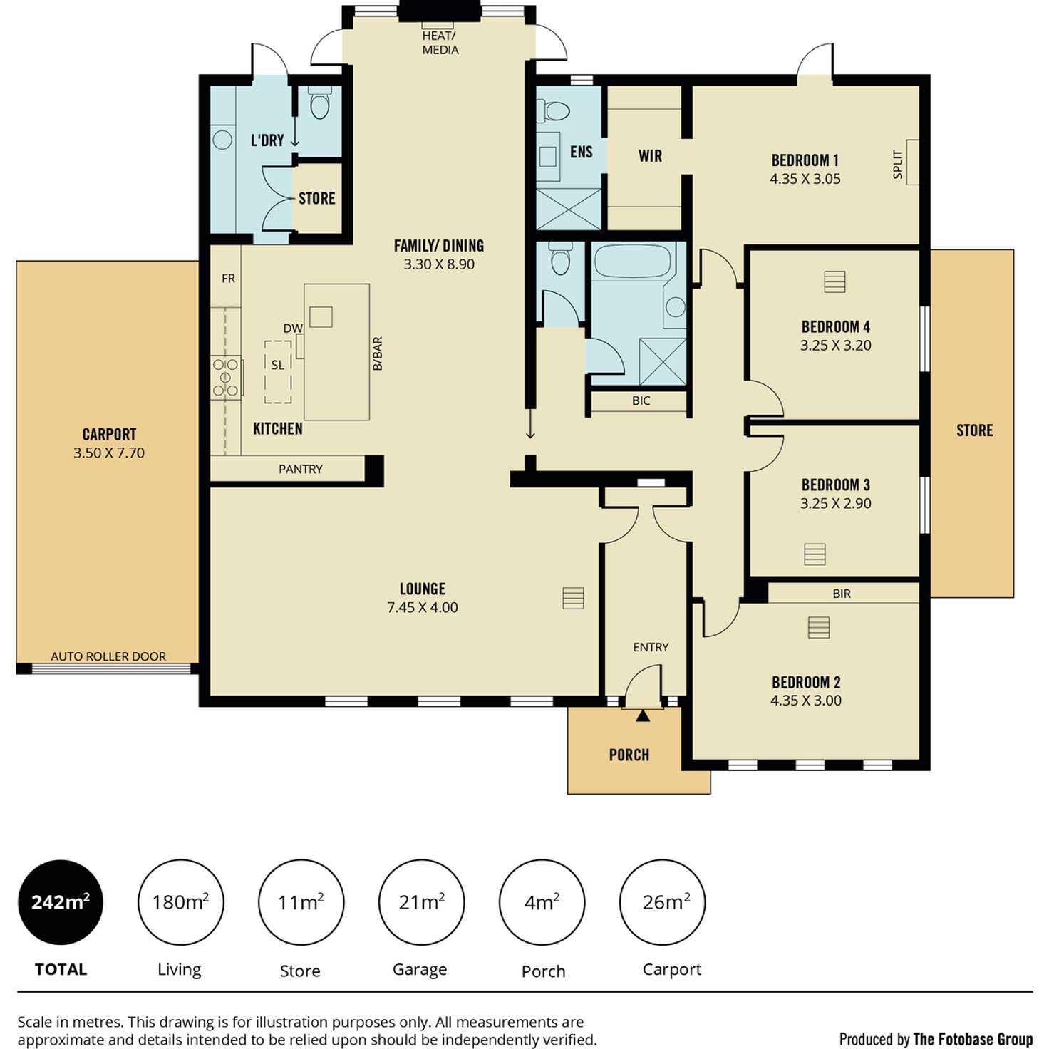 Floorplan of Homely house listing, 12 Hinkler Crescent, Modbury Heights SA 5092