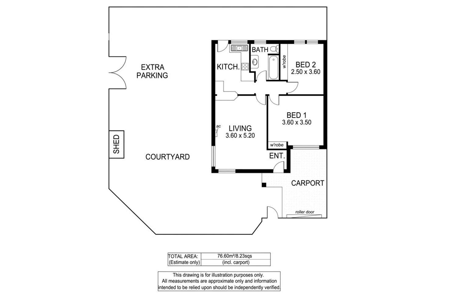 Floorplan of Homely house listing, 1/13 Whyte Street, Somerton Park SA 5044