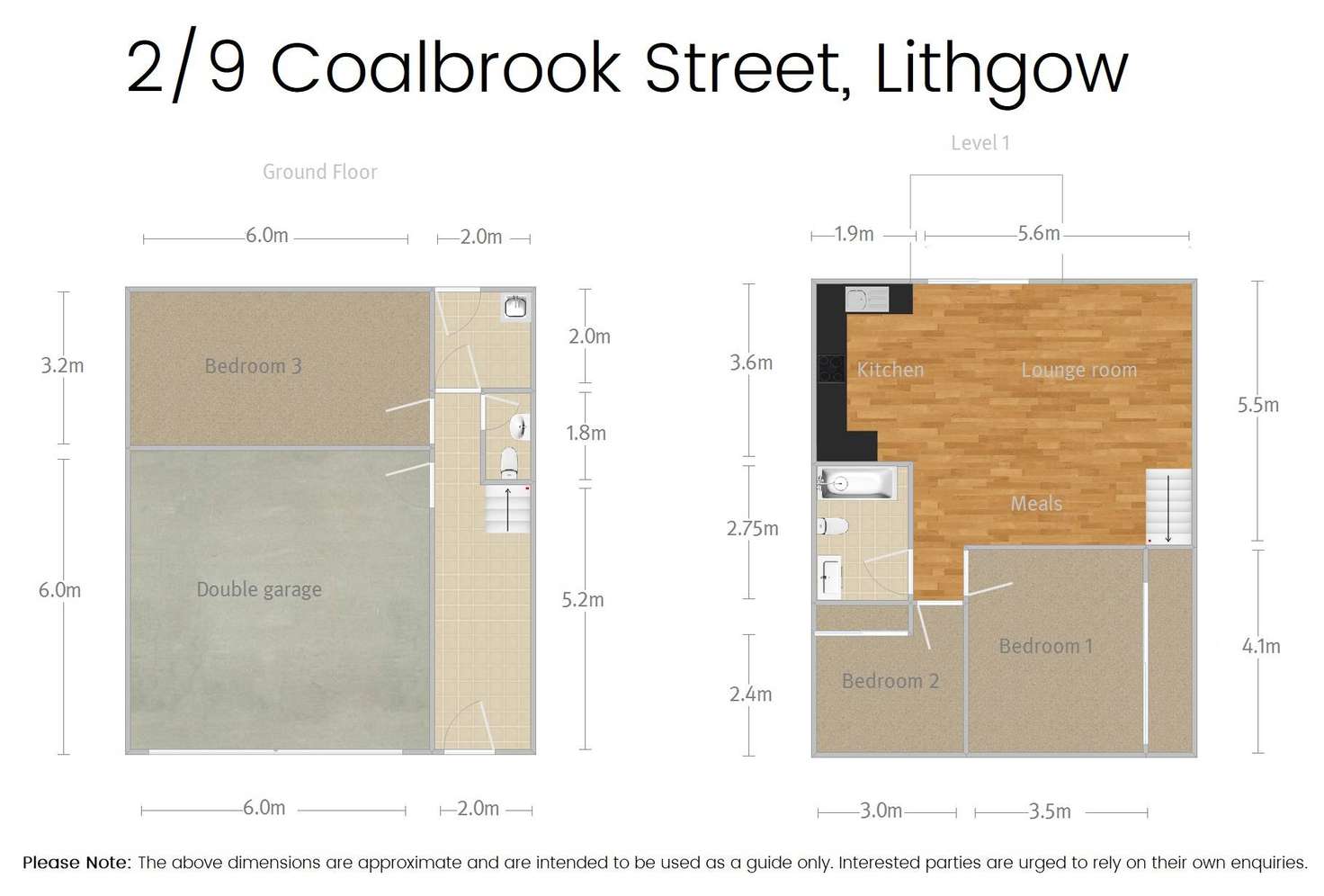 Floorplan of Homely unit listing, 2/9 Coalbrook Street, Lithgow NSW 2790
