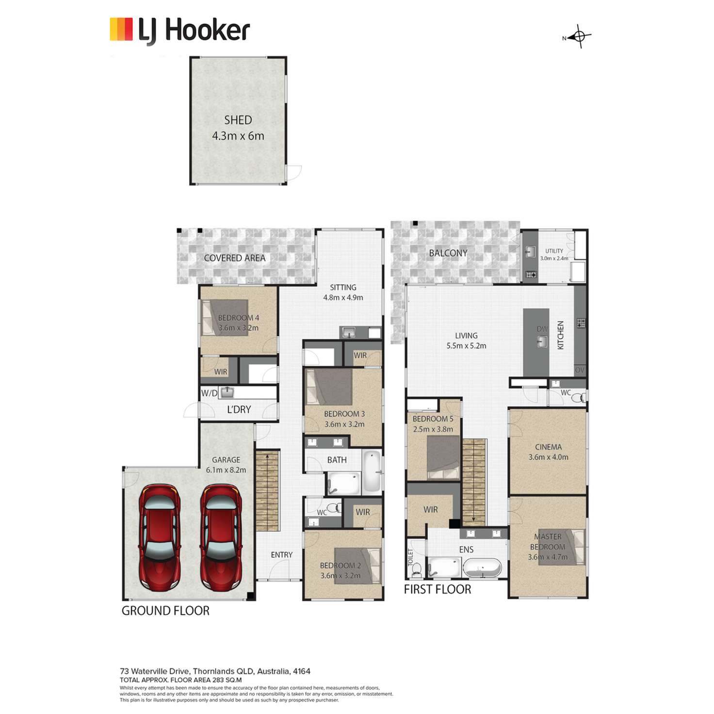 Floorplan of Homely house listing, 73 Waterville Drive, Thornlands QLD 4164