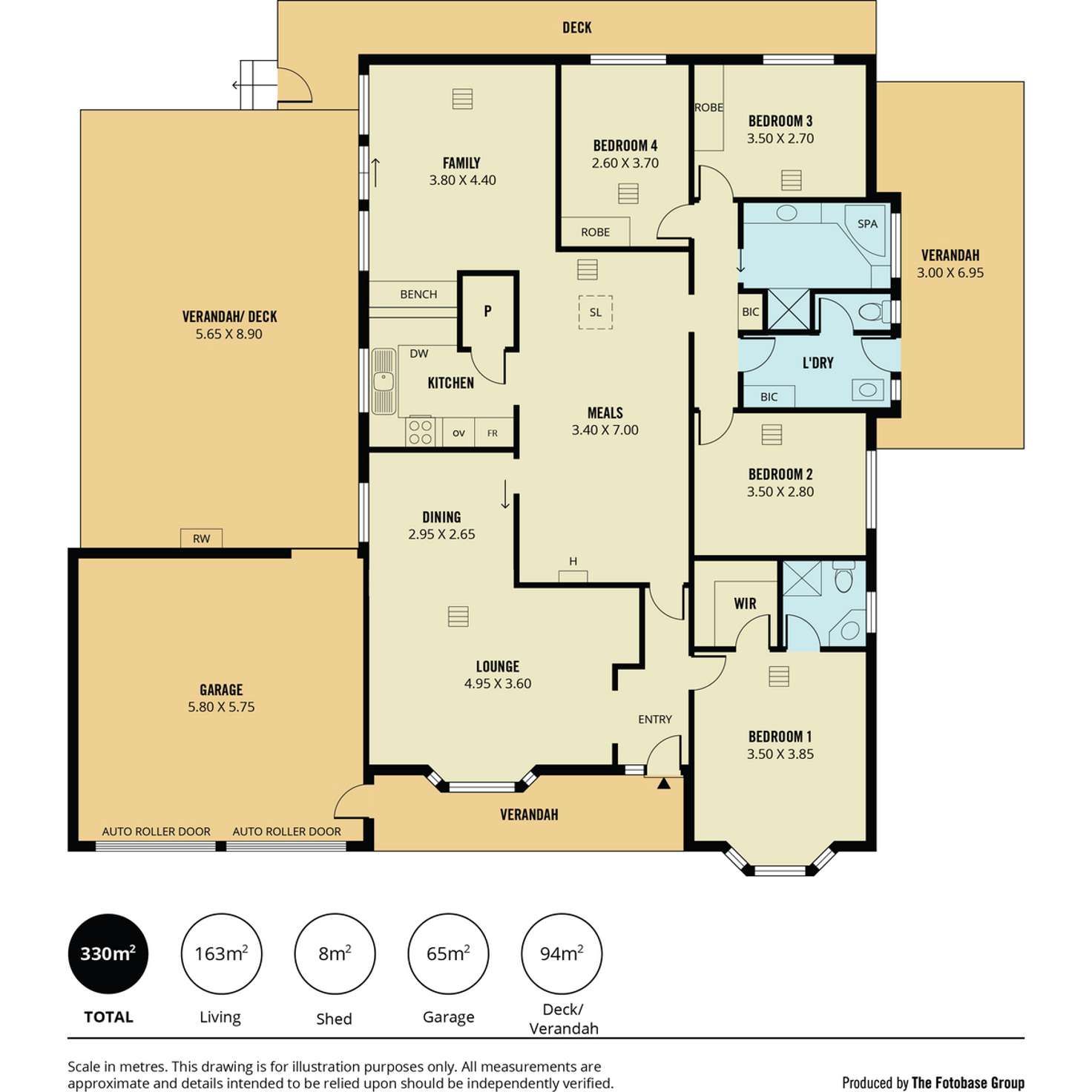Floorplan of Homely house listing, 4 Upland Court, Golden Grove SA 5125