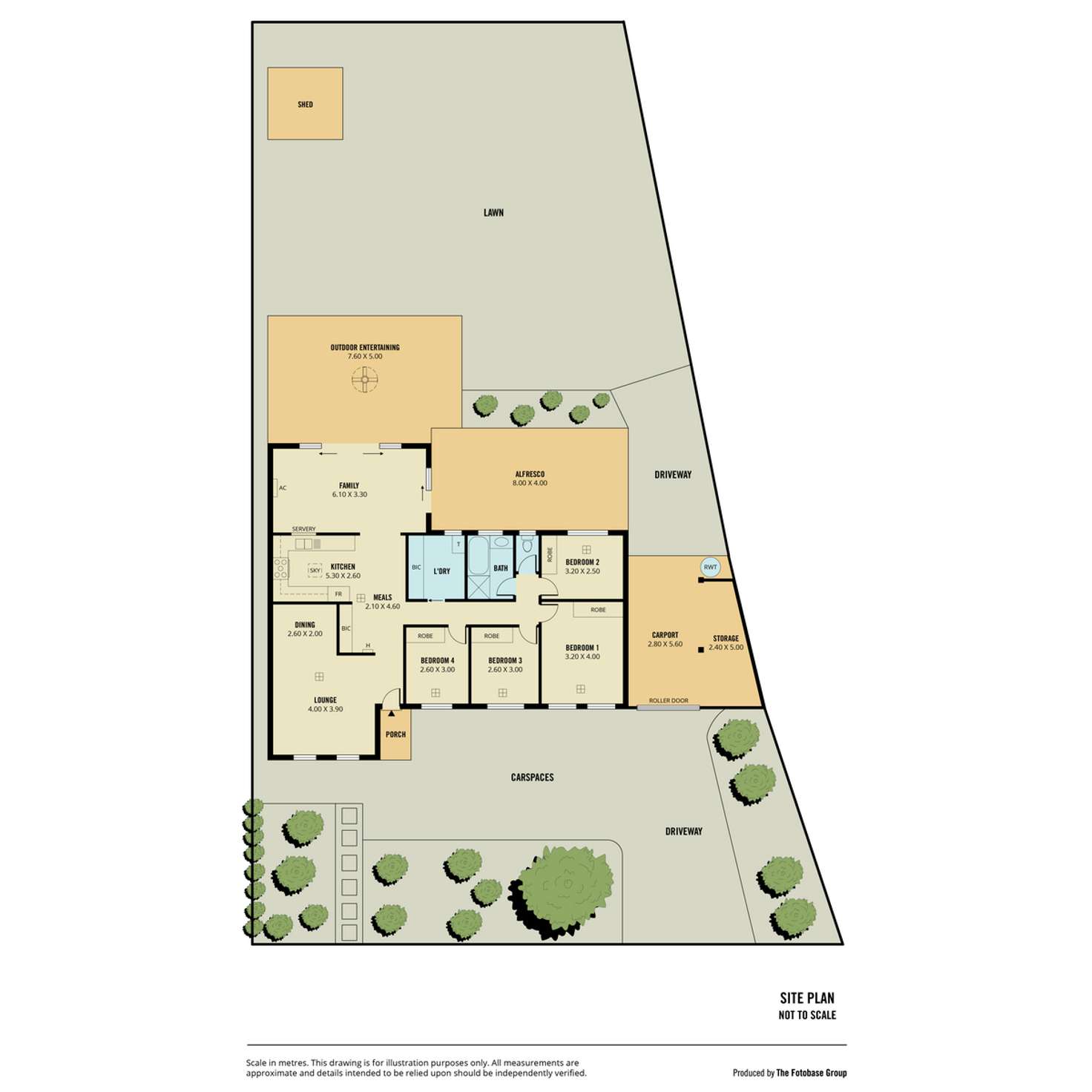 Floorplan of Homely house listing, 42 Minnamurra Drive, Redwood Park SA 5097
