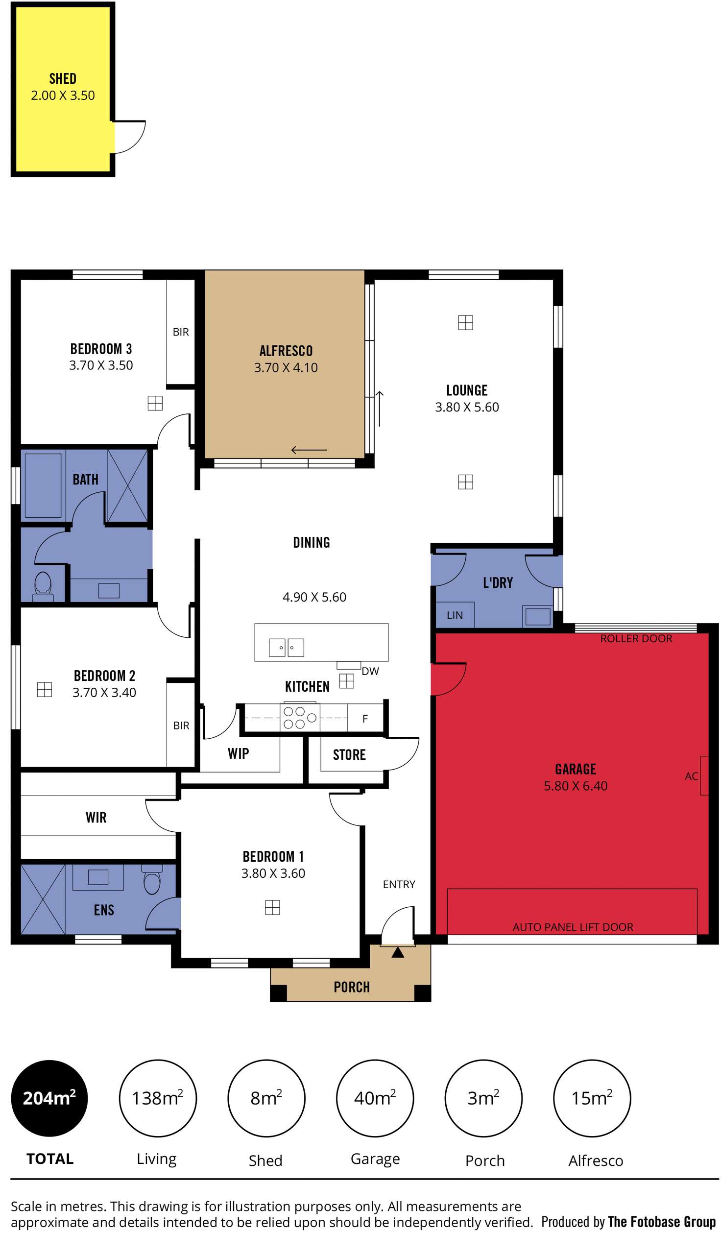 Floorplan of Homely house listing, 11A O'Halloran Lane, Hackham SA 5163