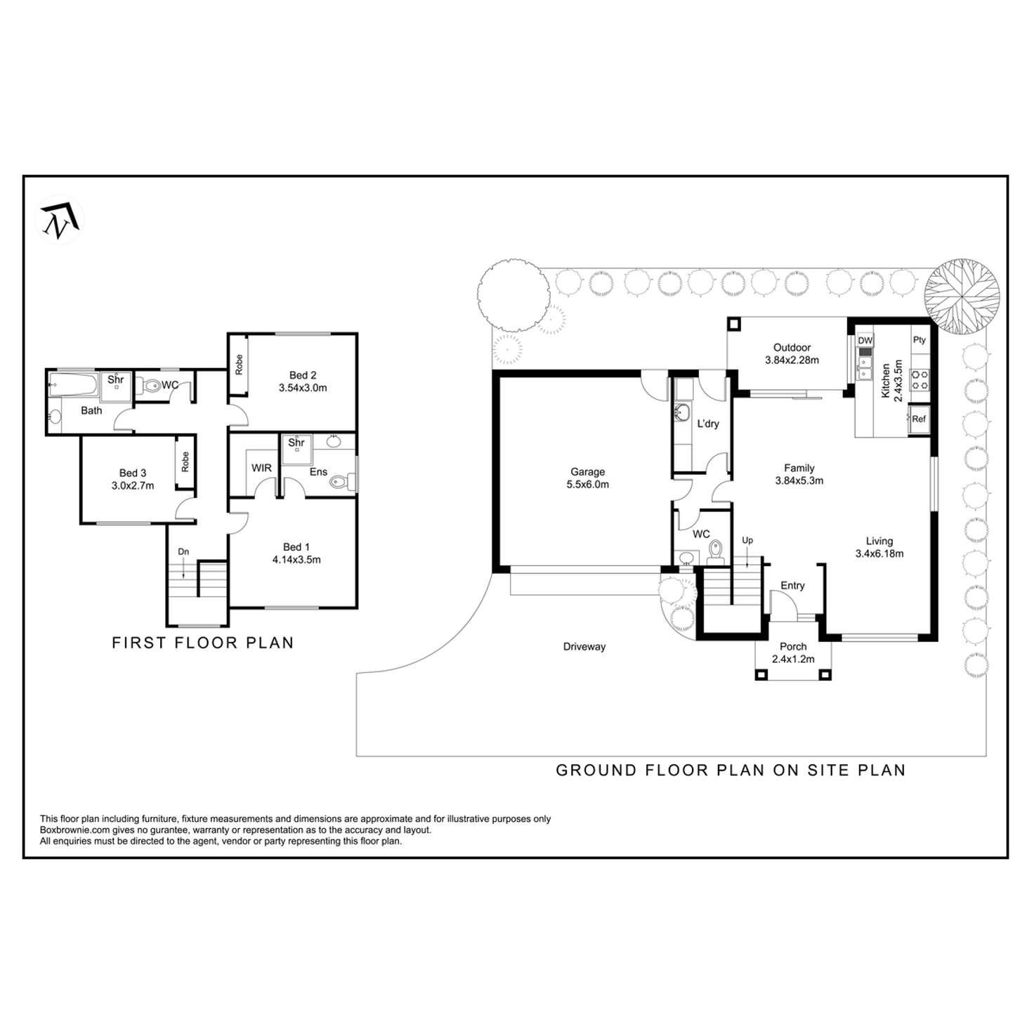 Floorplan of Homely townhouse listing, 2/53 Margaret Street, Werribee VIC 3030