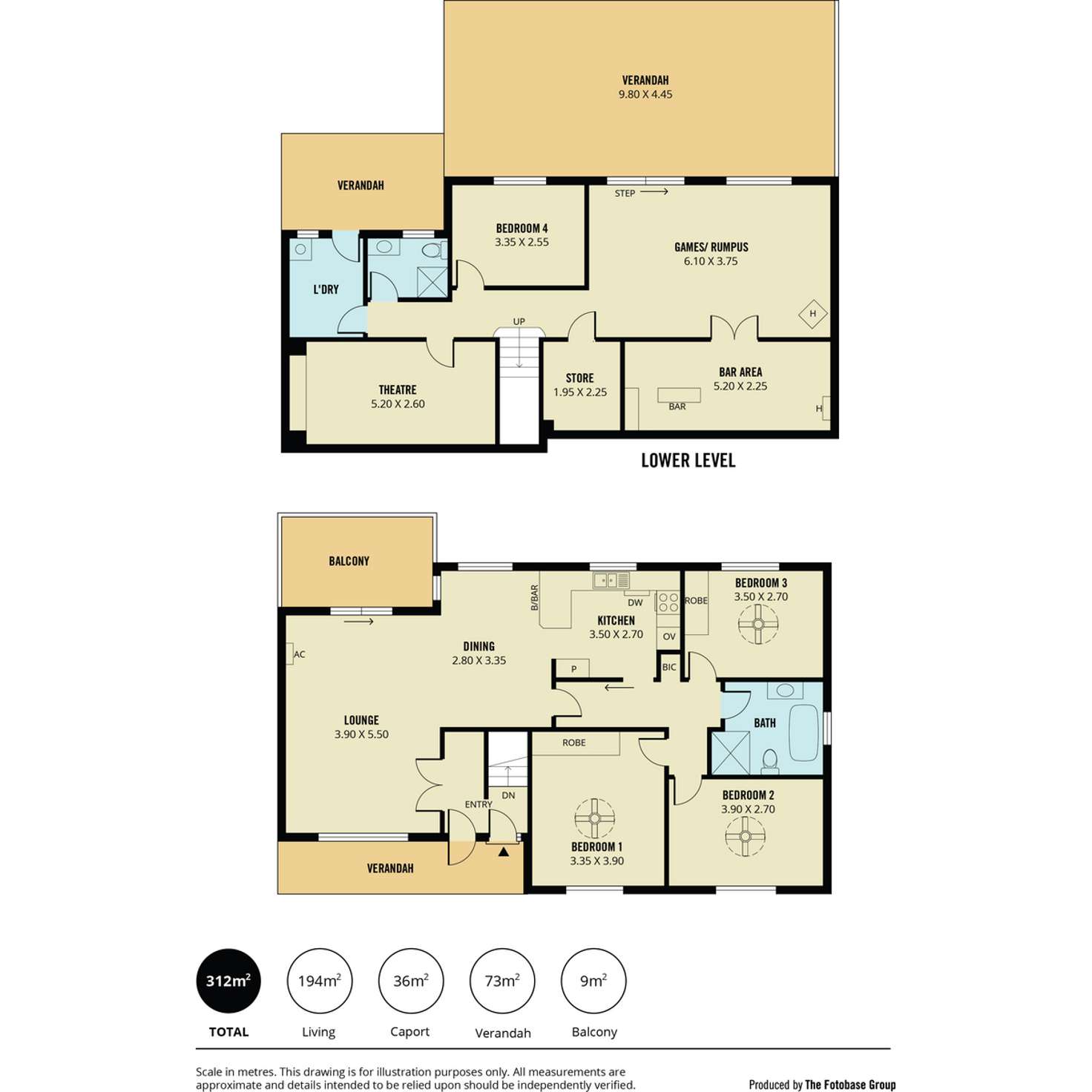 Floorplan of Homely house listing, 4 Heron Court, Modbury Heights SA 5092