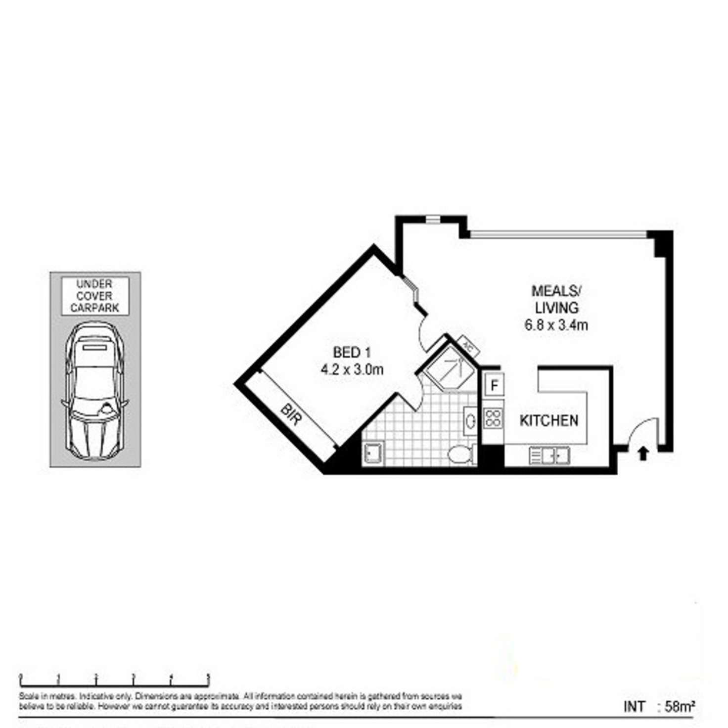 Floorplan of Homely apartment listing, 301/191 Greenhill Road, Parkside SA 5063