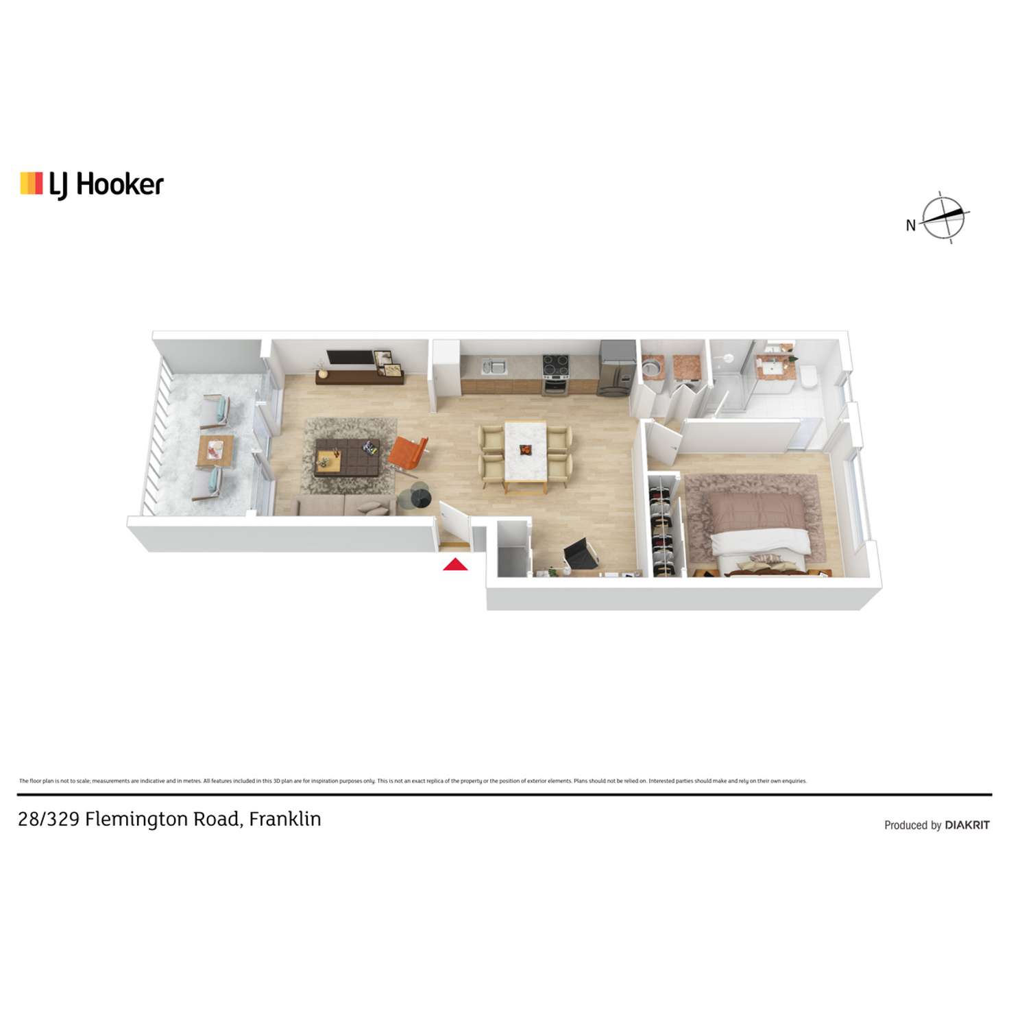 Floorplan of Homely apartment listing, 28/329 Flemington Road, Franklin ACT 2913