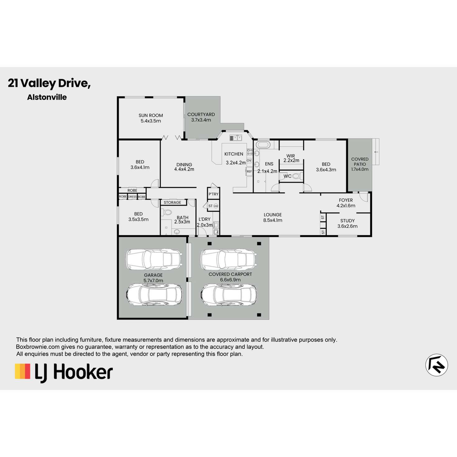 Floorplan of Homely house listing, 21 Valley Drive, Alstonville NSW 2477