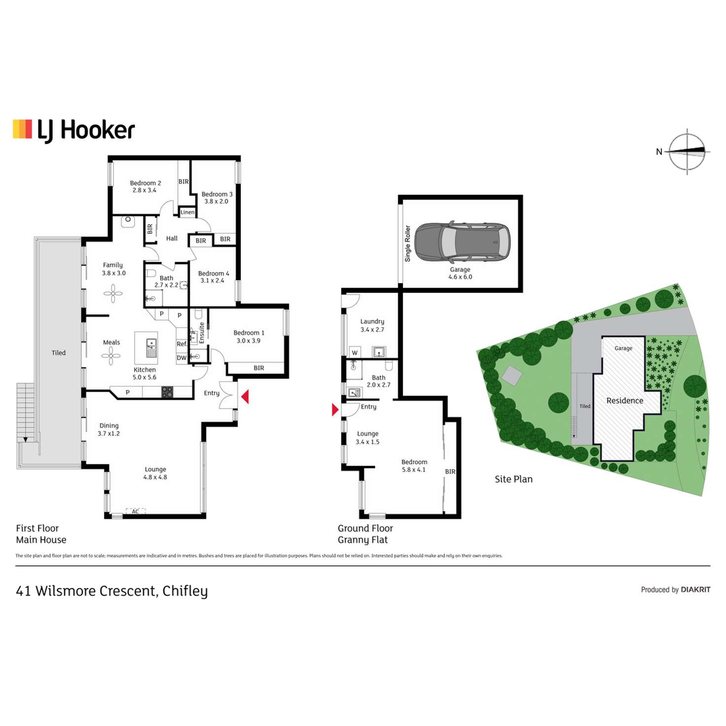 Floorplan of Homely house listing, 41 Wilsmore Crescent, Chifley ACT 2606